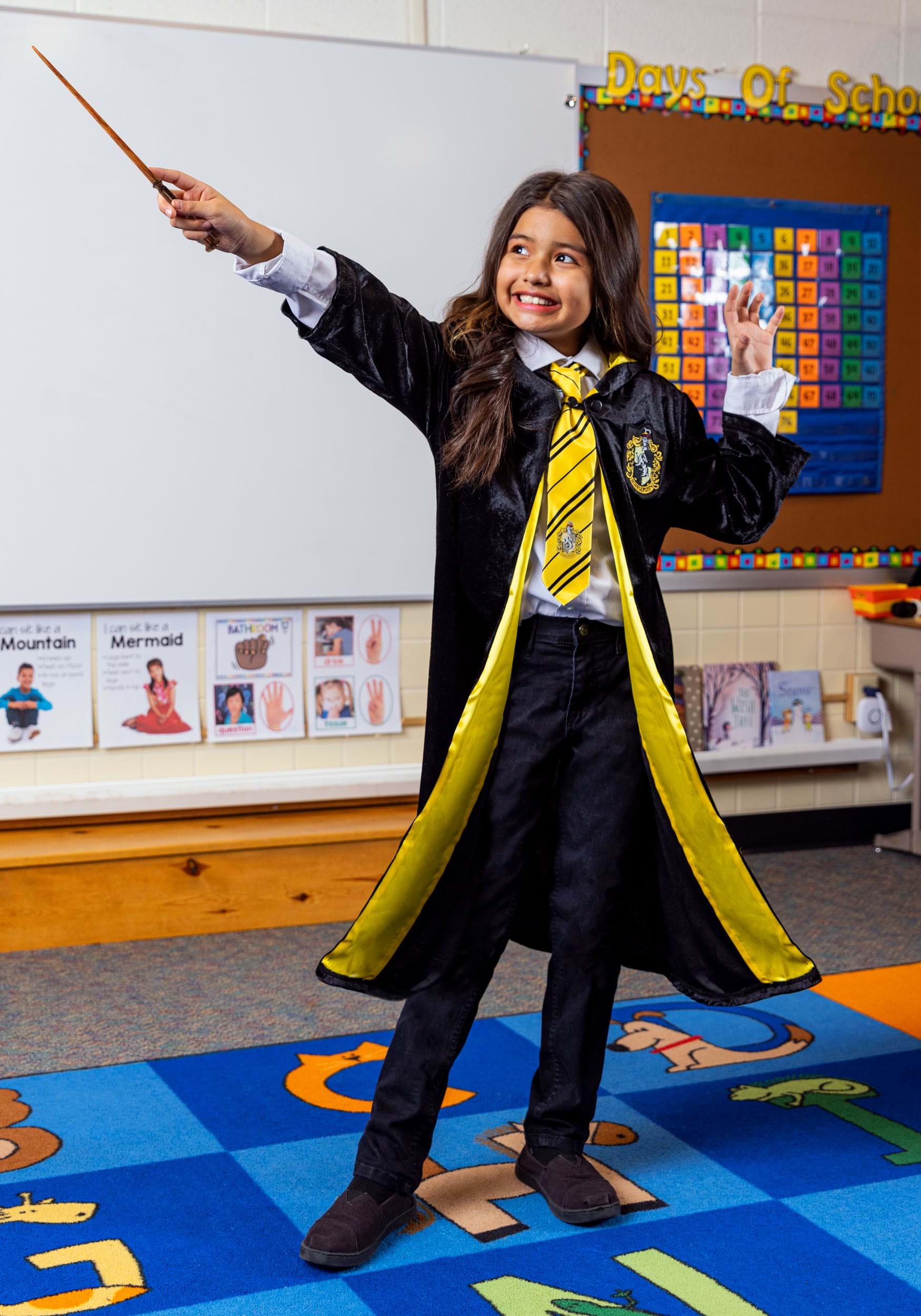 Harry Potter Kids Deluxe Hufflepuff Robe