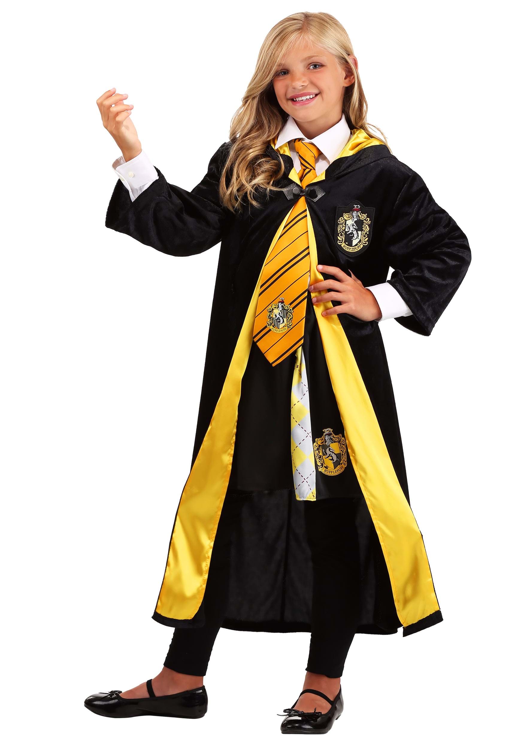 Harry Potter Kids Deluxe Hufflepuff Robe