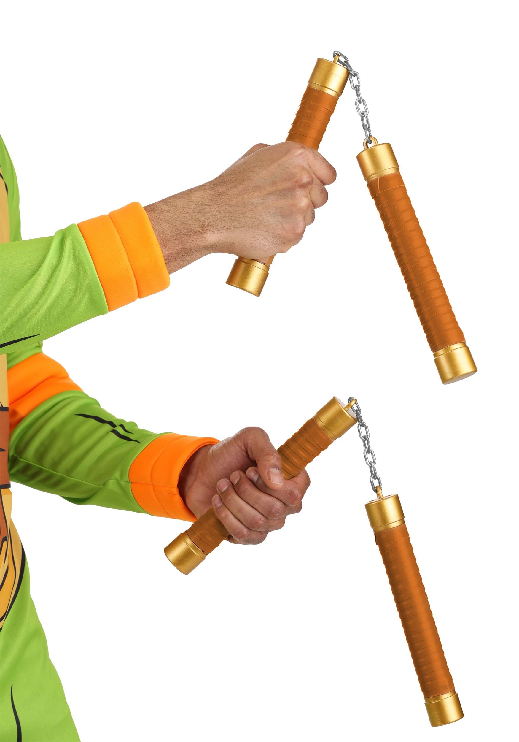 Teenage Mutant Ninja Turtles Michelangelo's Nunchucks Cosplay Prop 6 Teenage Mutant Ninja Turtles Michelangelo's Nunchucks Cosplay Prop