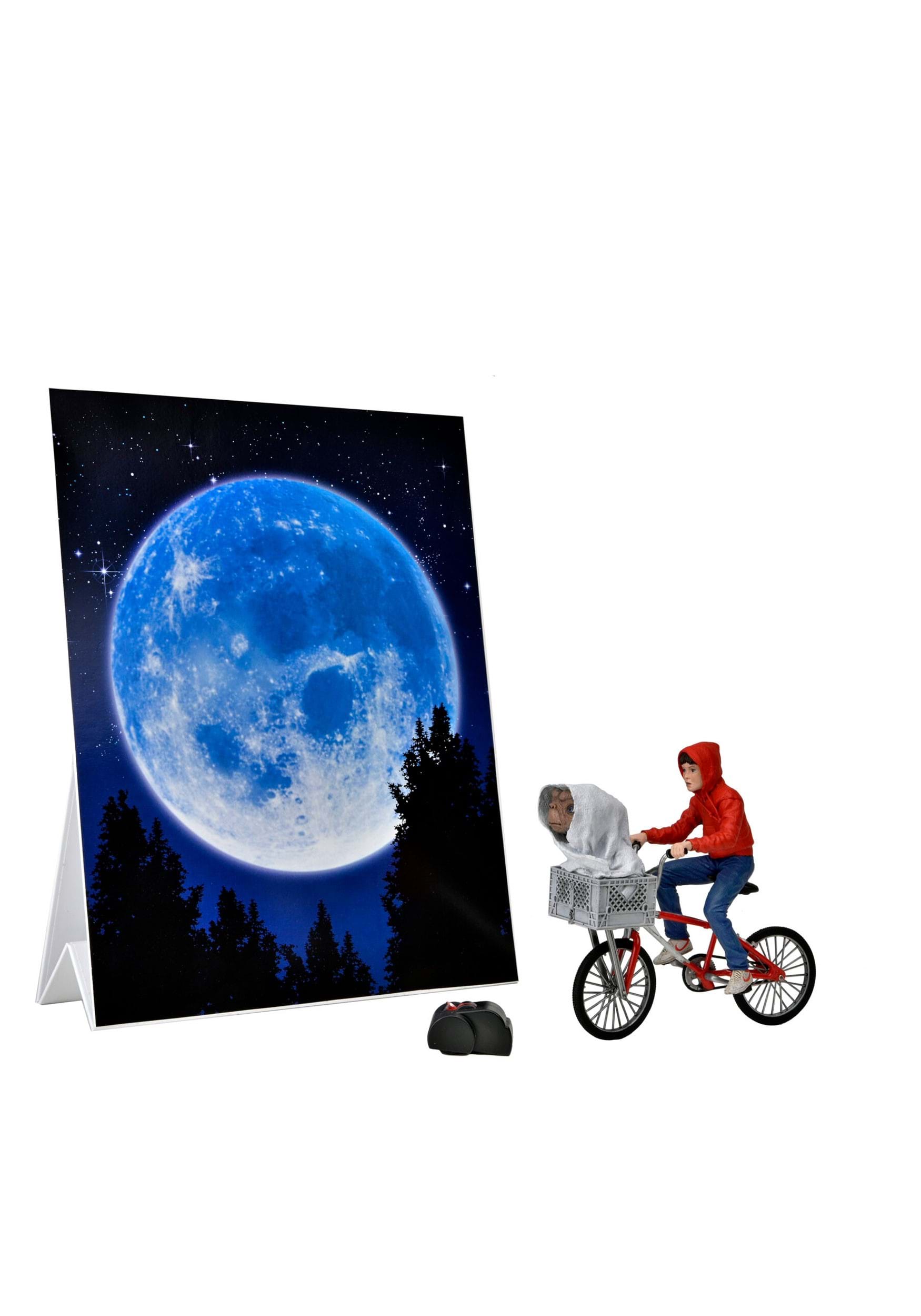 E.T. 40th Anniversary Elliott & E.T. on Bicycle Collectible Action Figure