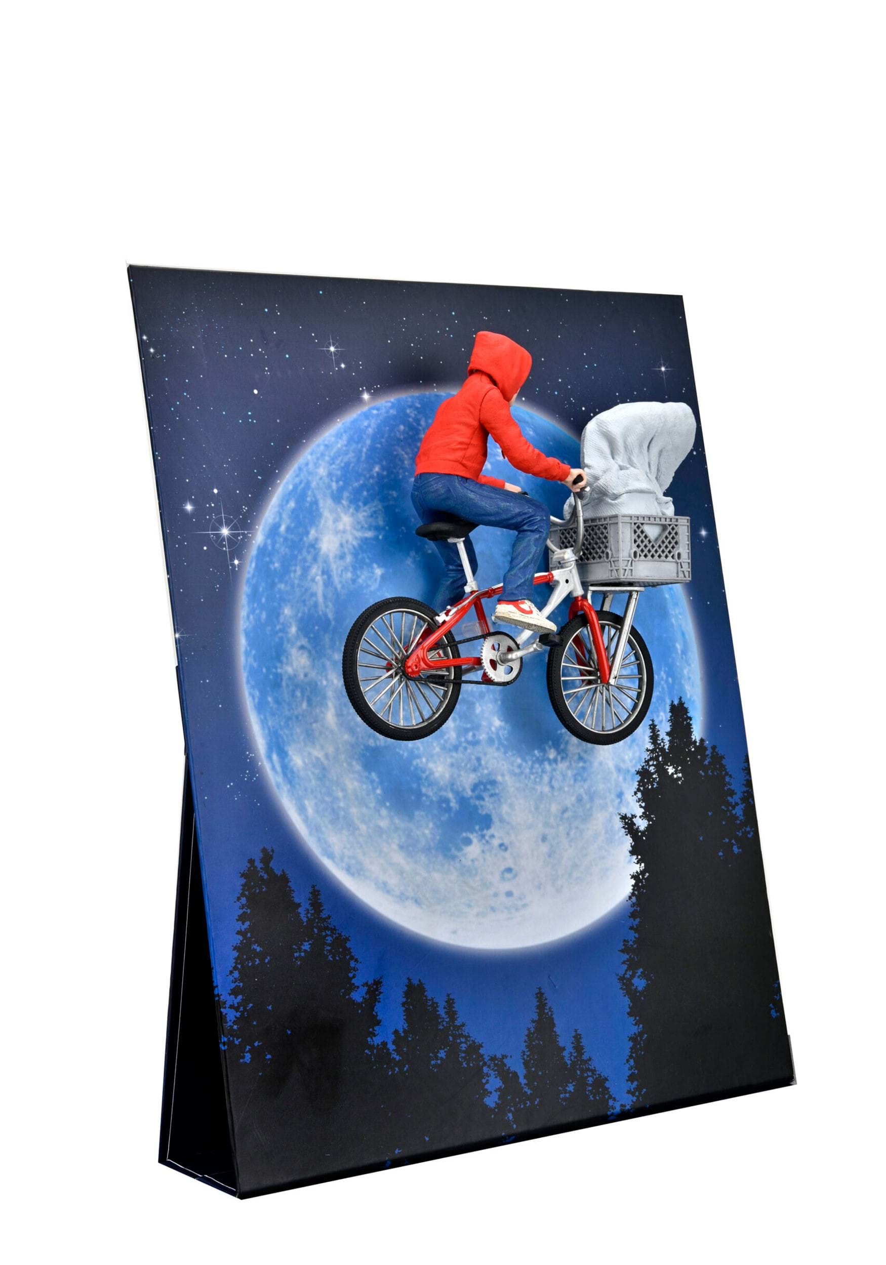 E.T. 40th Anniversary Elliott & E.T. on Bicycle Collectible Action Figure