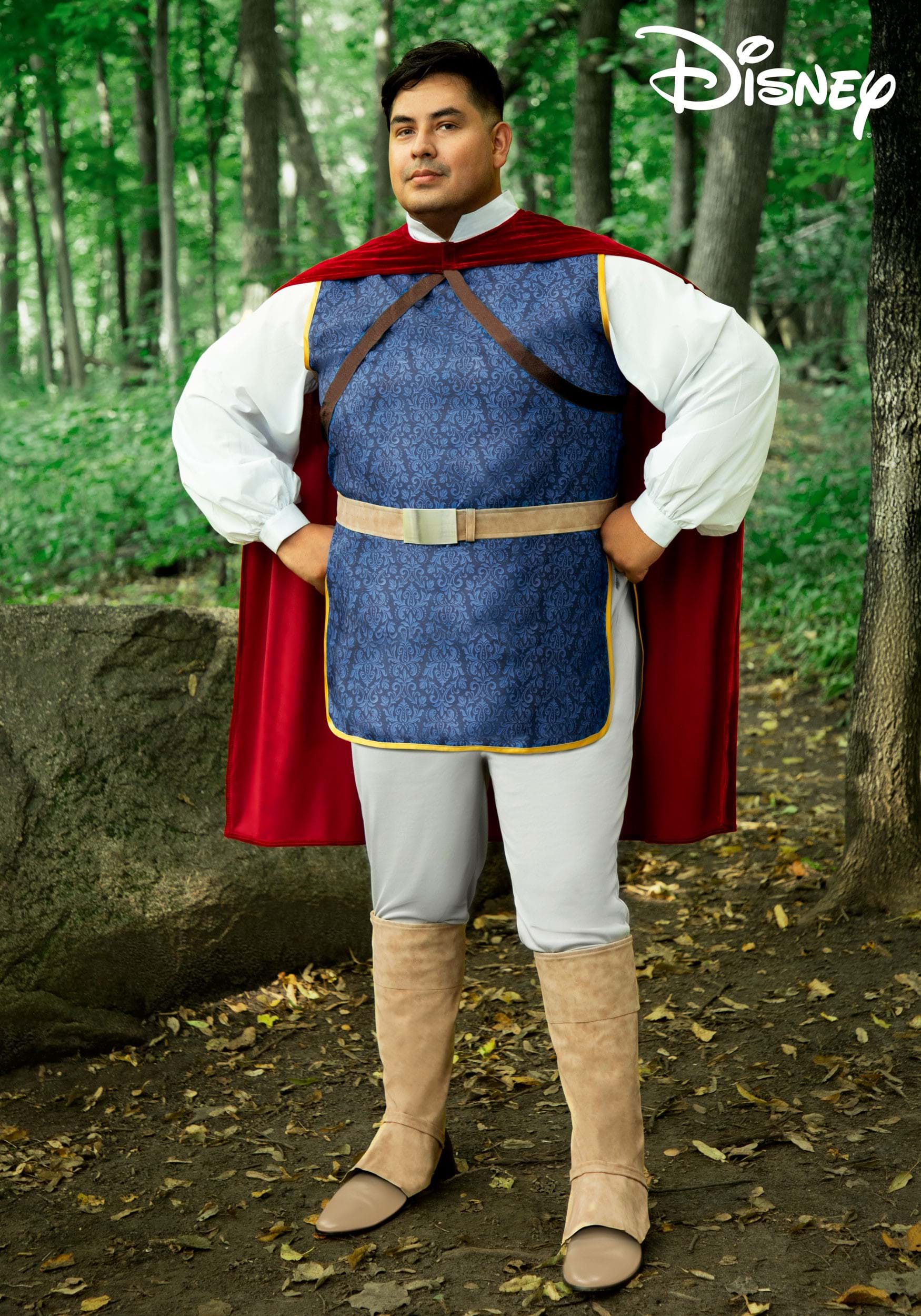 Plus Size Disney Snow White Prince Costume for Men 1 Plus Size Disney Snow White Prince Costume for Men