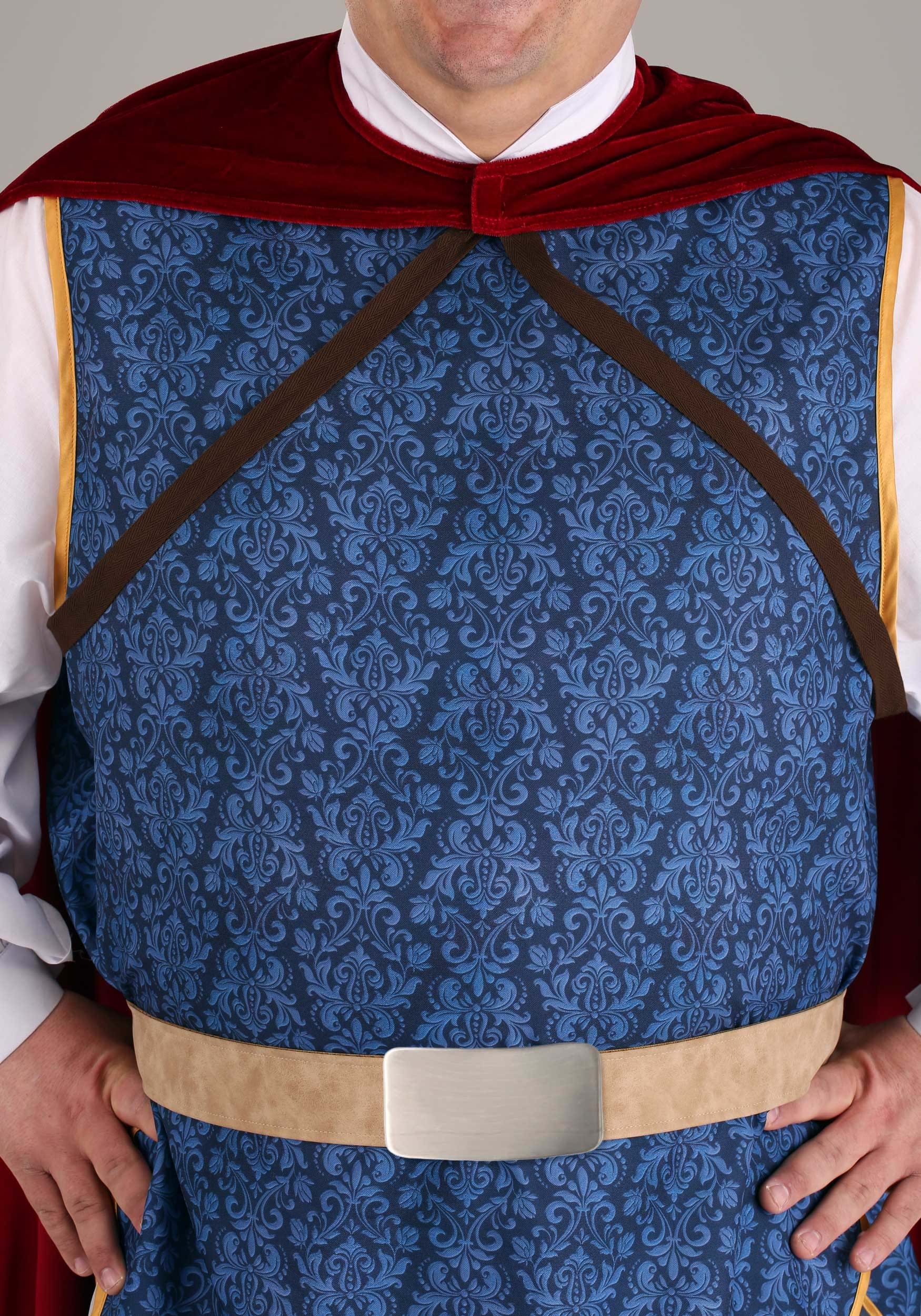 Plus Size Disney Snow White Prince Costume for Men 3 Plus Size Disney Snow White Prince Costume for Men