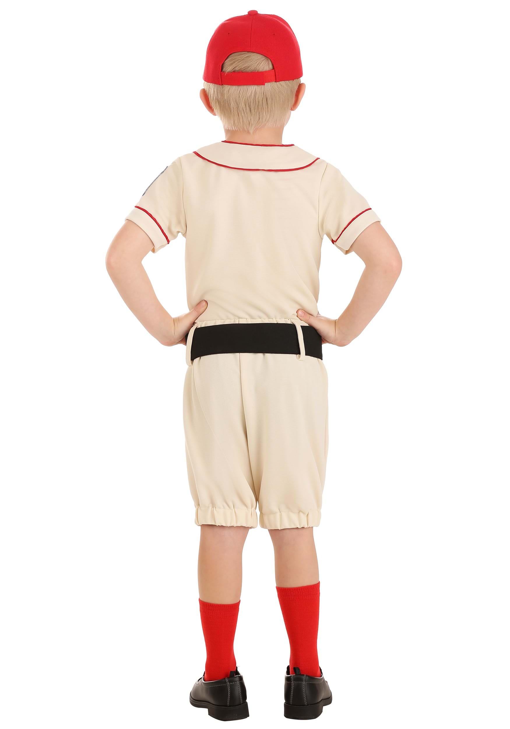 Boy's A League Of Their Own Toddler Jimmy Costume 3 Boy's A League Of Their Own Toddler Jimmy Costume