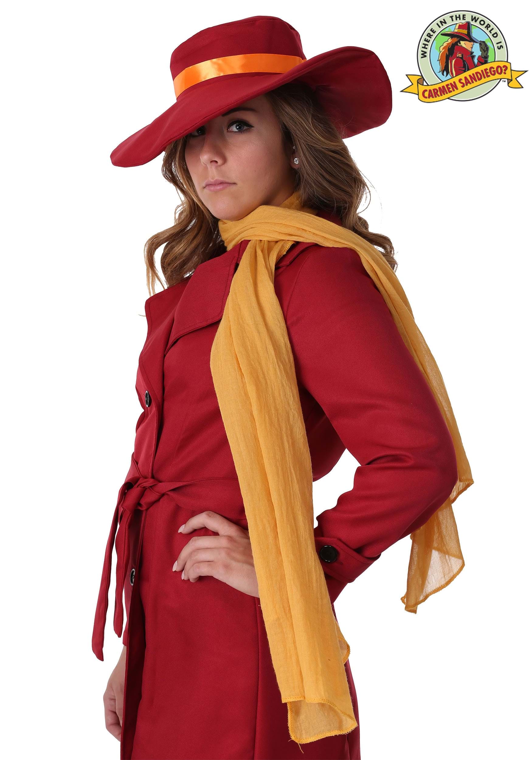 Ladies' Carmen Sandiego Scarf Accessory