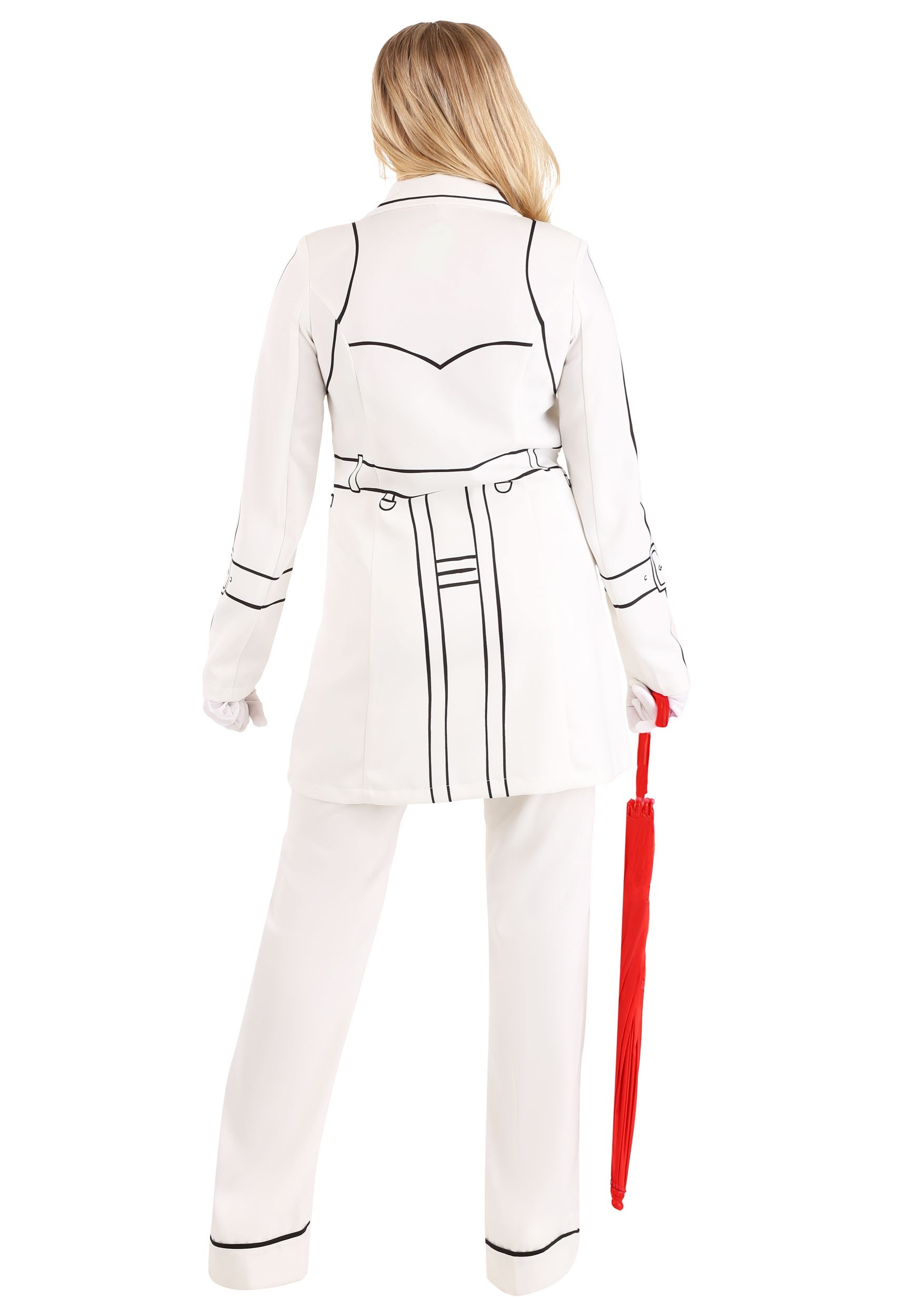 Kill Bill Elle Driver Trench Coat Woman's Costume 2 Kill Bill Elle Driver Trench Coat Woman's Costume