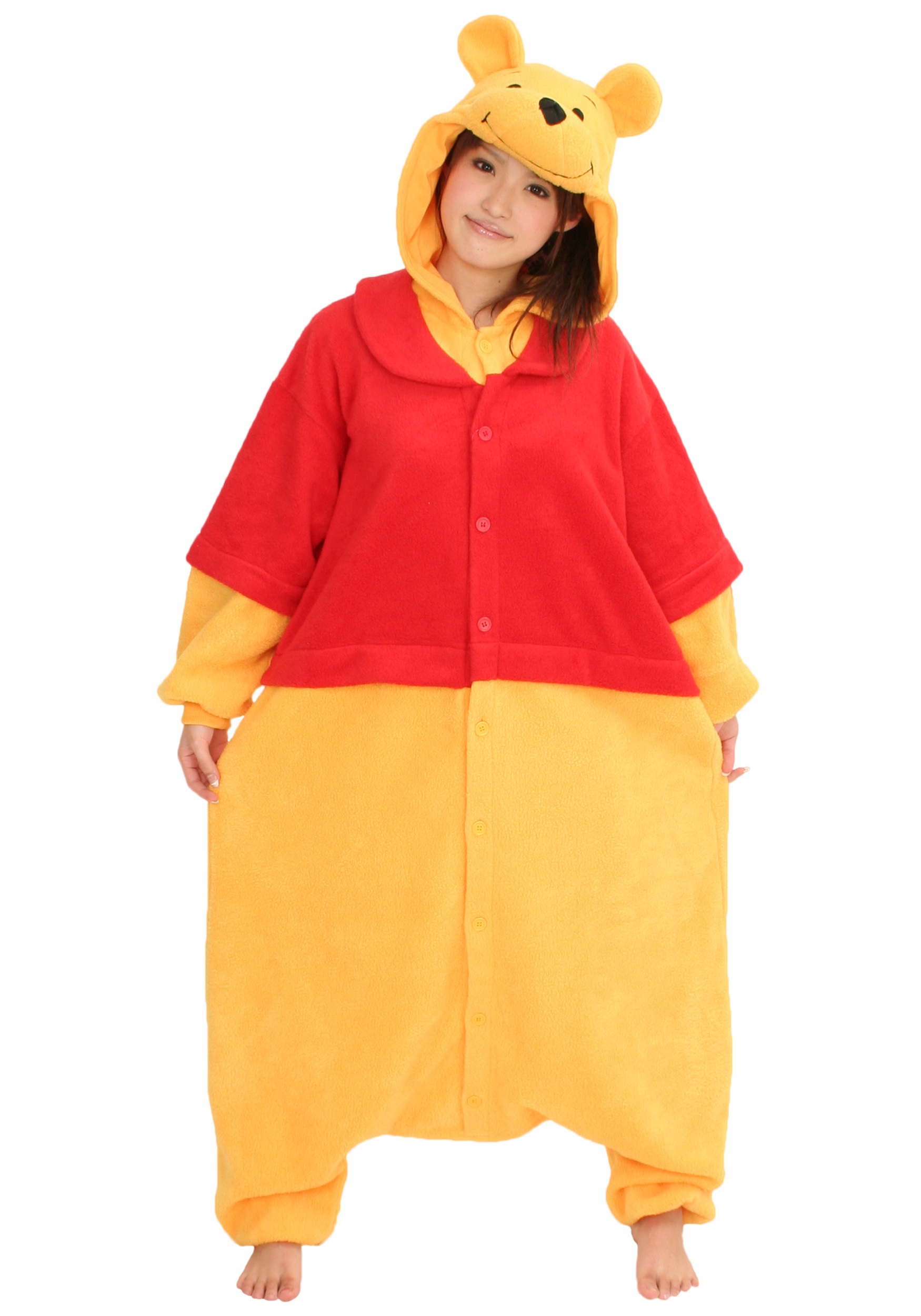 Adult Winnie the Pooh Pooh Bear Kigurumi Pajamas