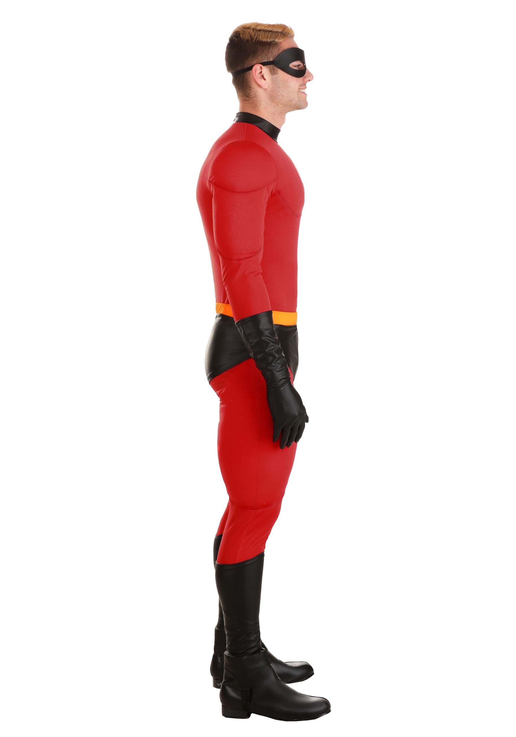 Men's Disney and Pixar The Incredibles Deluxe Mr. Incredible Costume