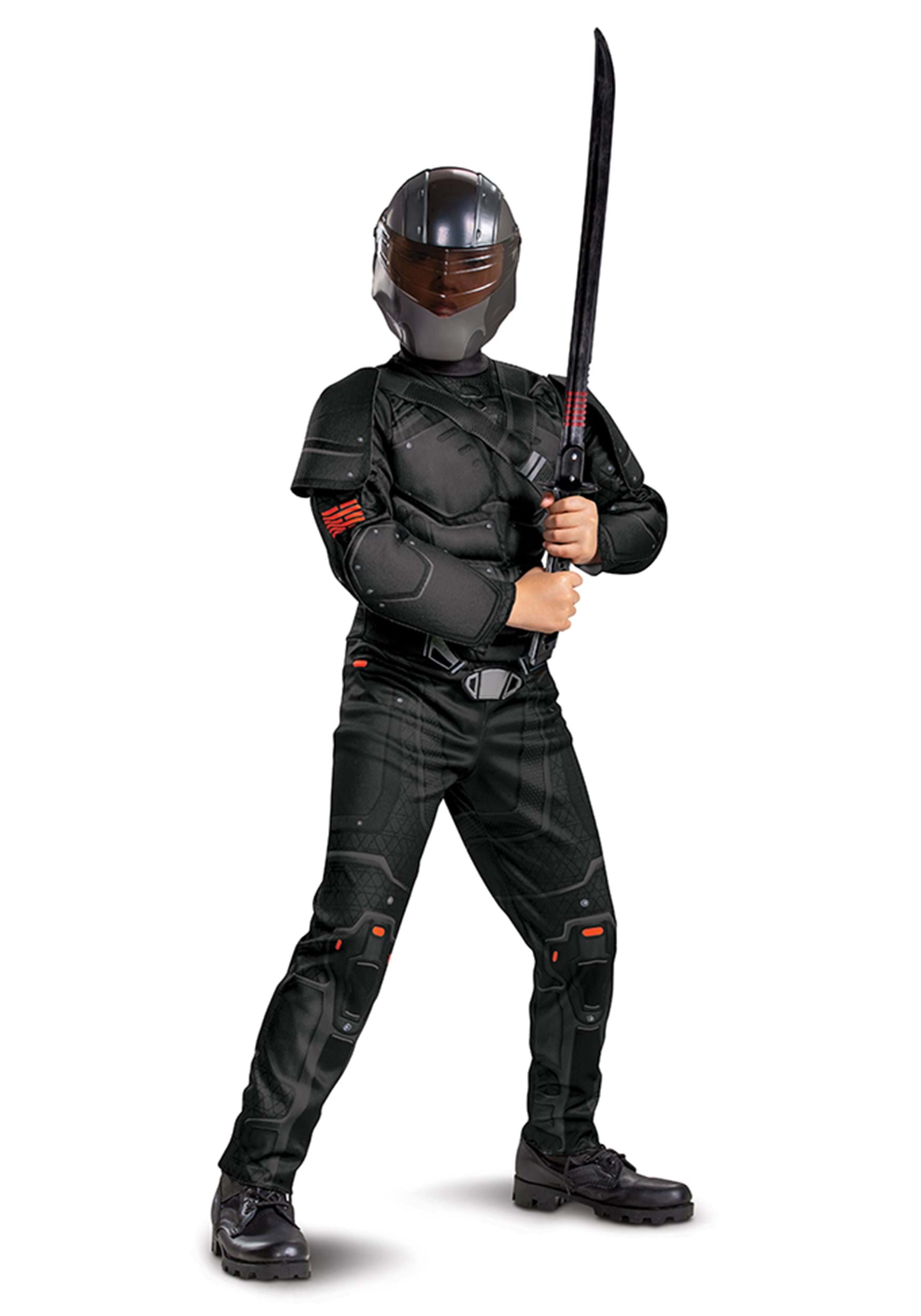 Deluxe Snake Eyes Movie Costume for Kids