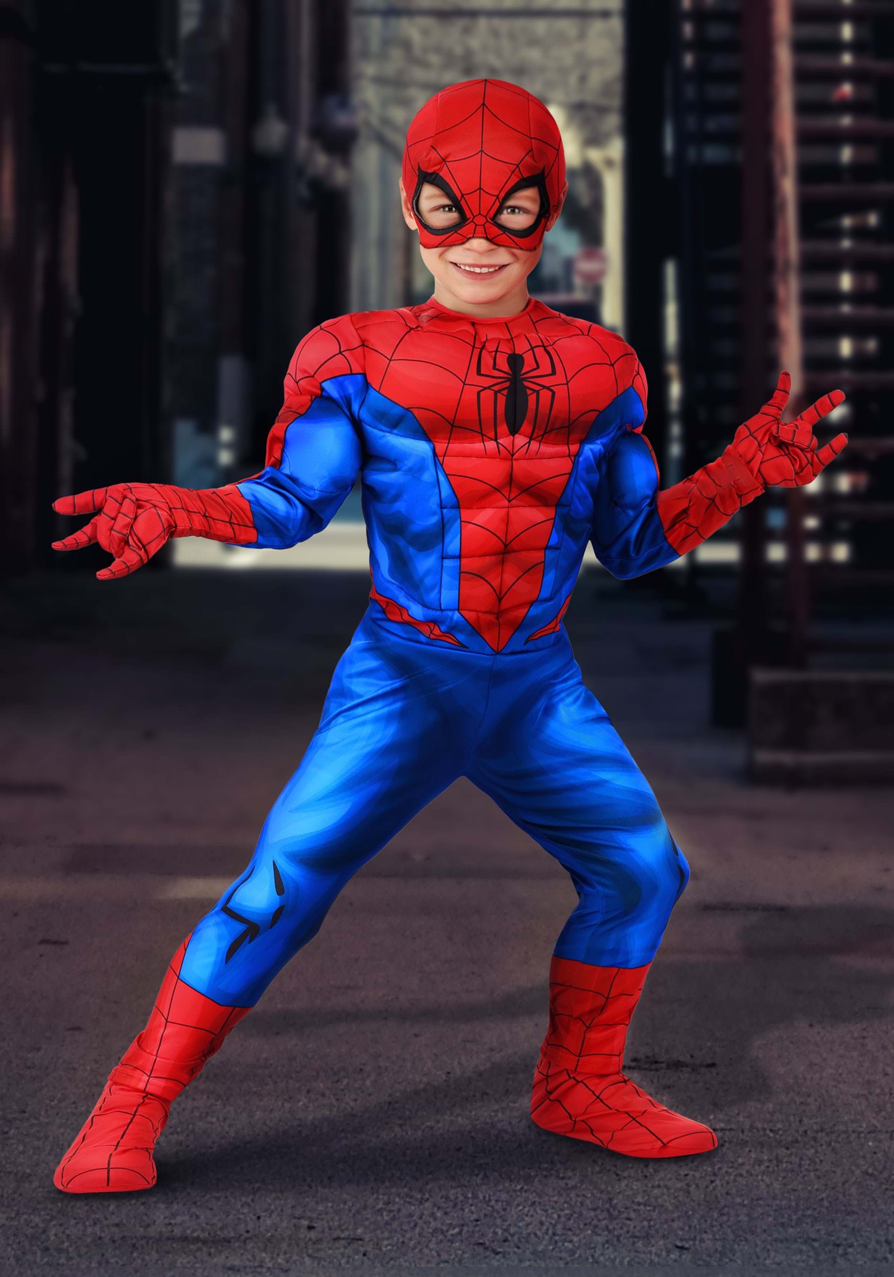 Marvel Spider-Man Costume Boot Covers for Toddlers