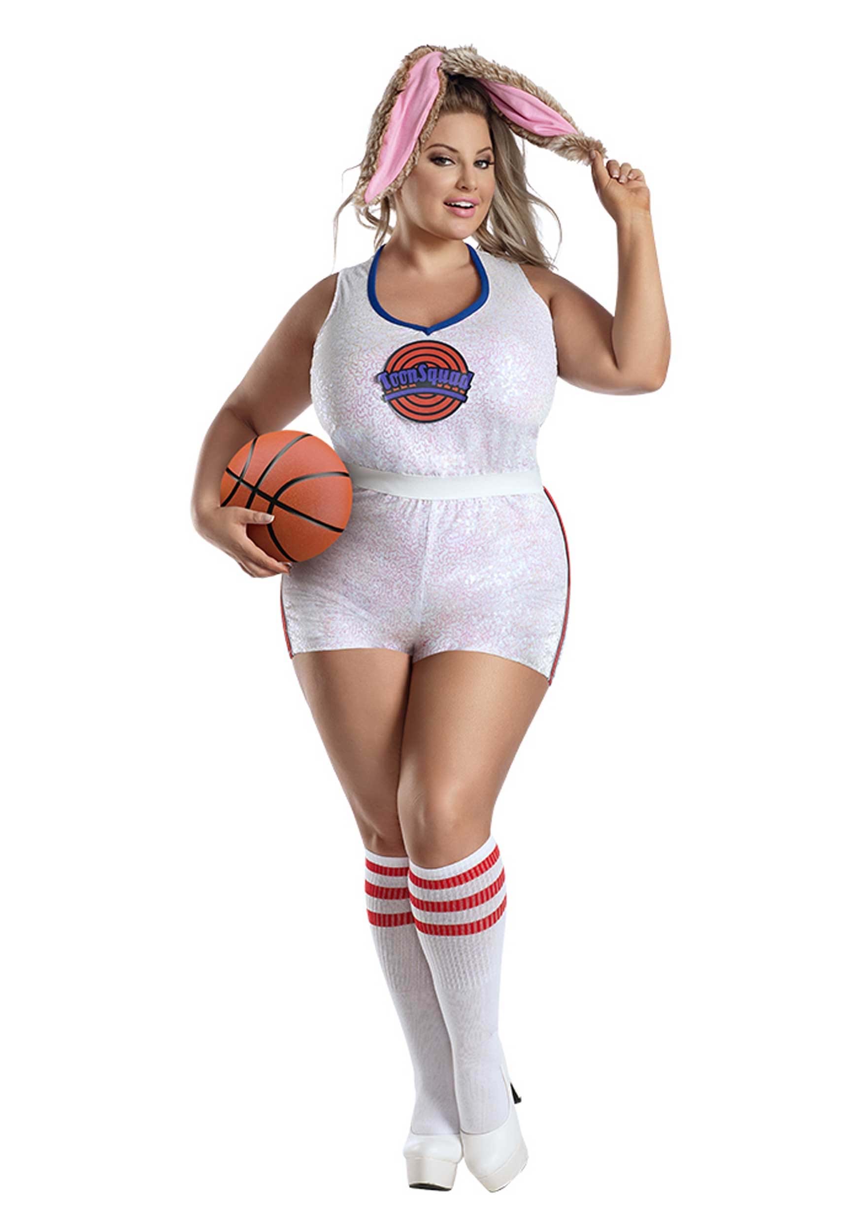 Plus Size Basketball Bunny Costume for Women 1 Plus Size Basketball Bunny Costume for Women