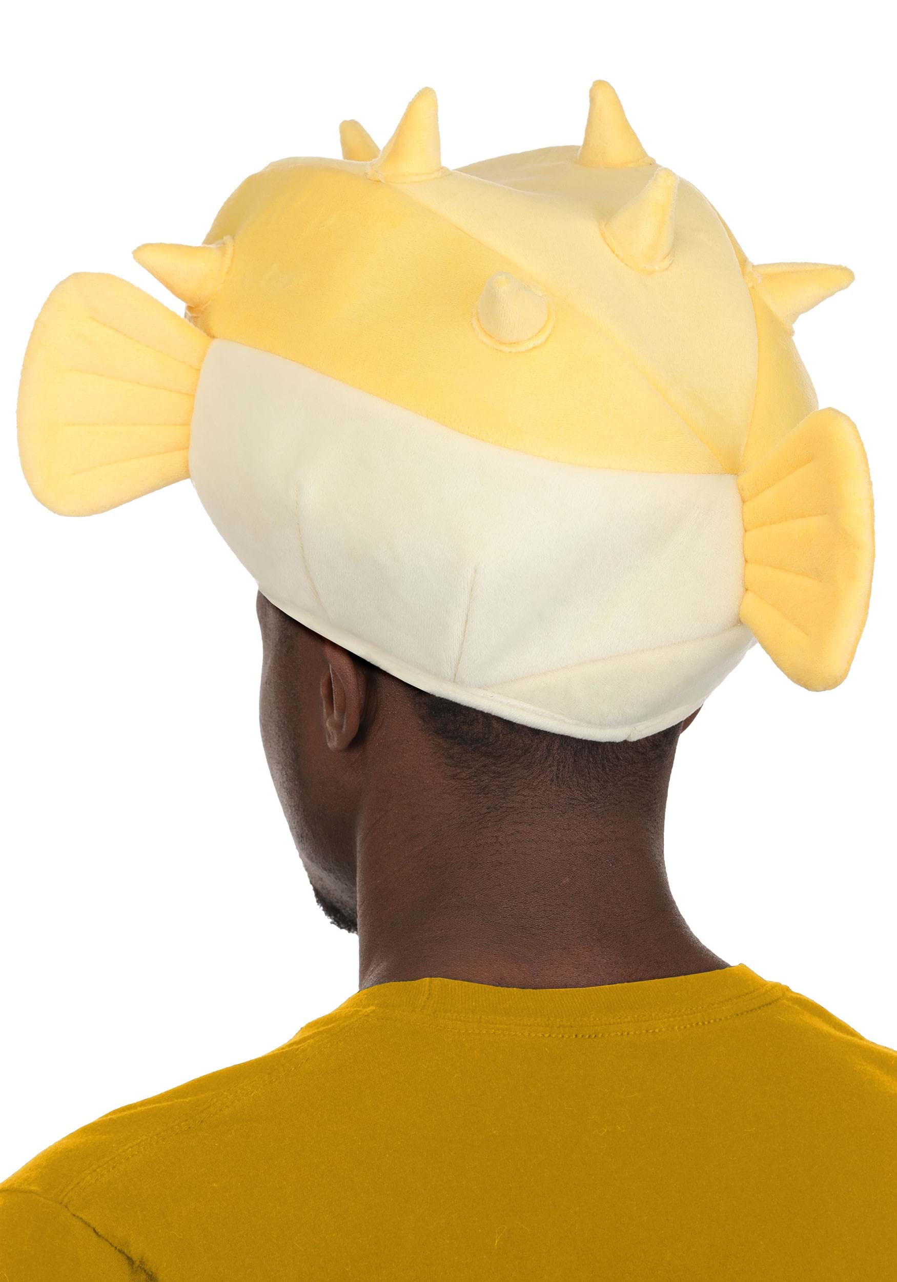 Pufferfish Animal Costume Plush Hat