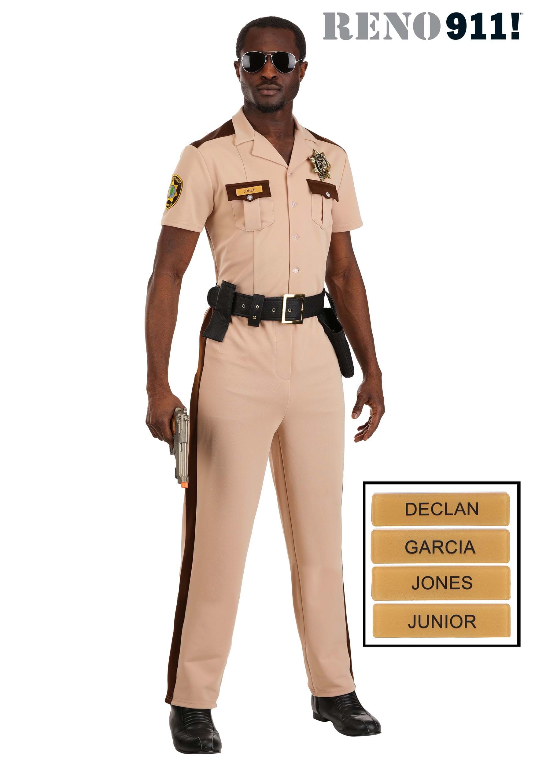 Men's Reno 911 Deputy Officer Costume