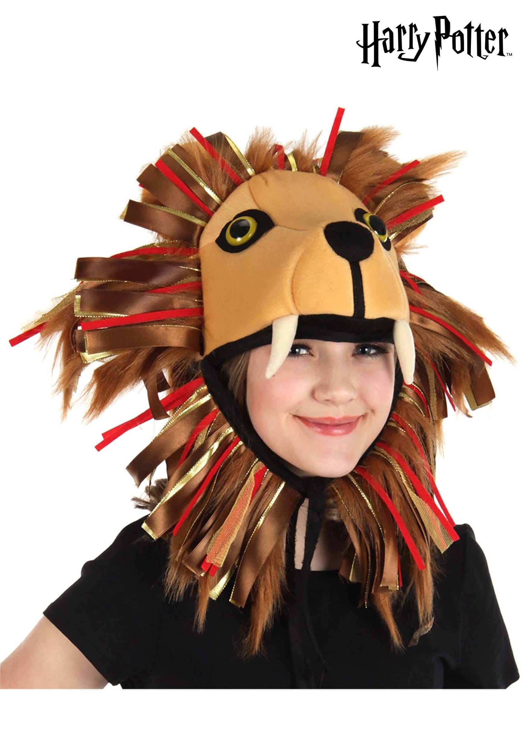 Harry Potter Luna Lovegood Costume Lion Hat Accessory 1 Harry Potter Luna Lovegood Costume Lion Hat Accessory