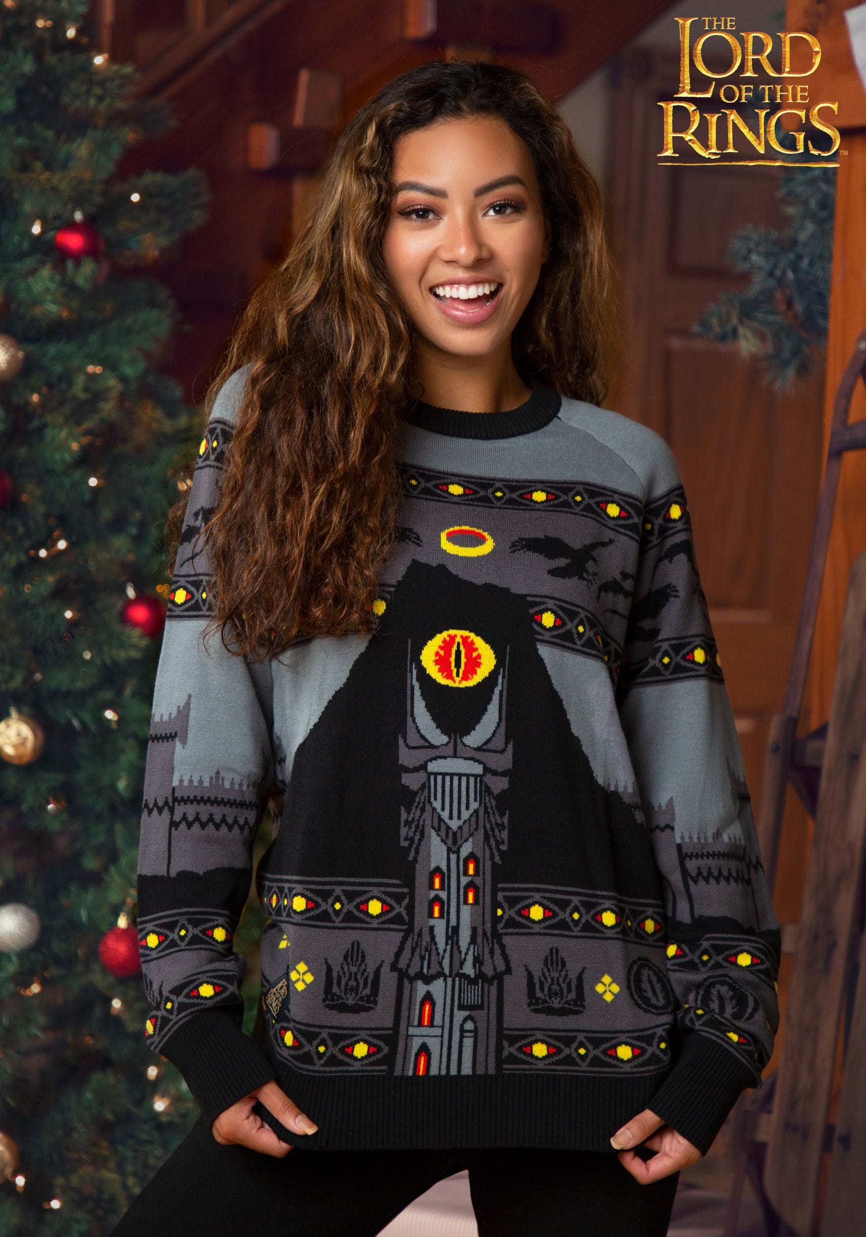 Mordor Lord of the Rings Ugly Sweater for Adults