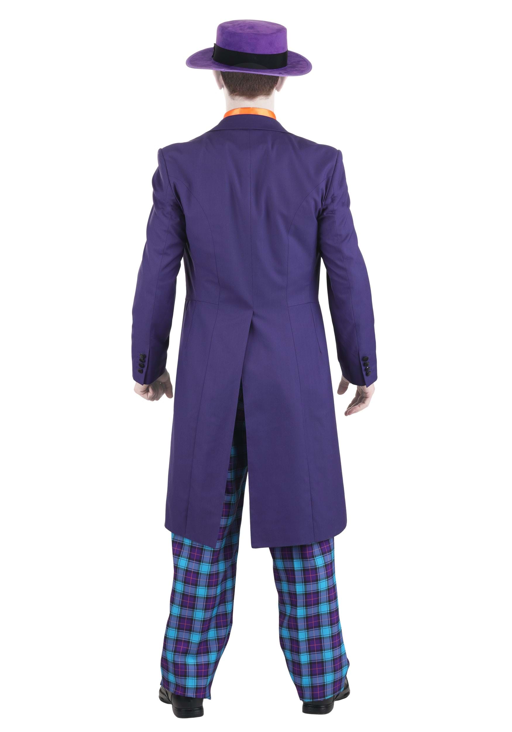 Men's 1989 Batman Joker Suit Overcoat