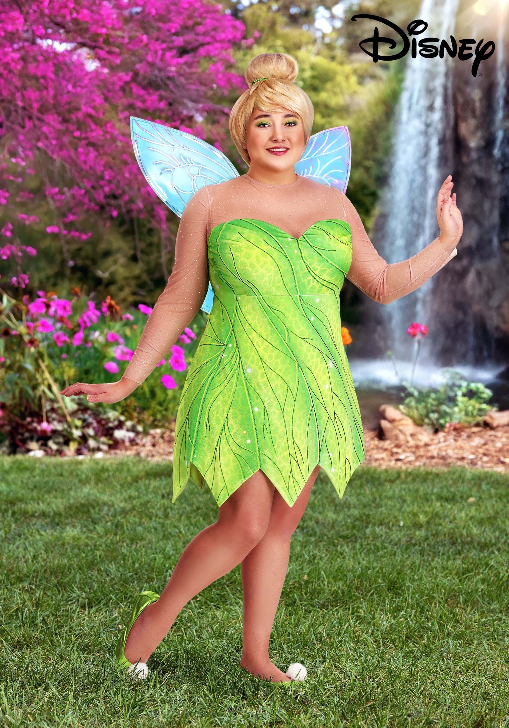 Women's Plus Size Authentic Disney Tinker Bell Costume