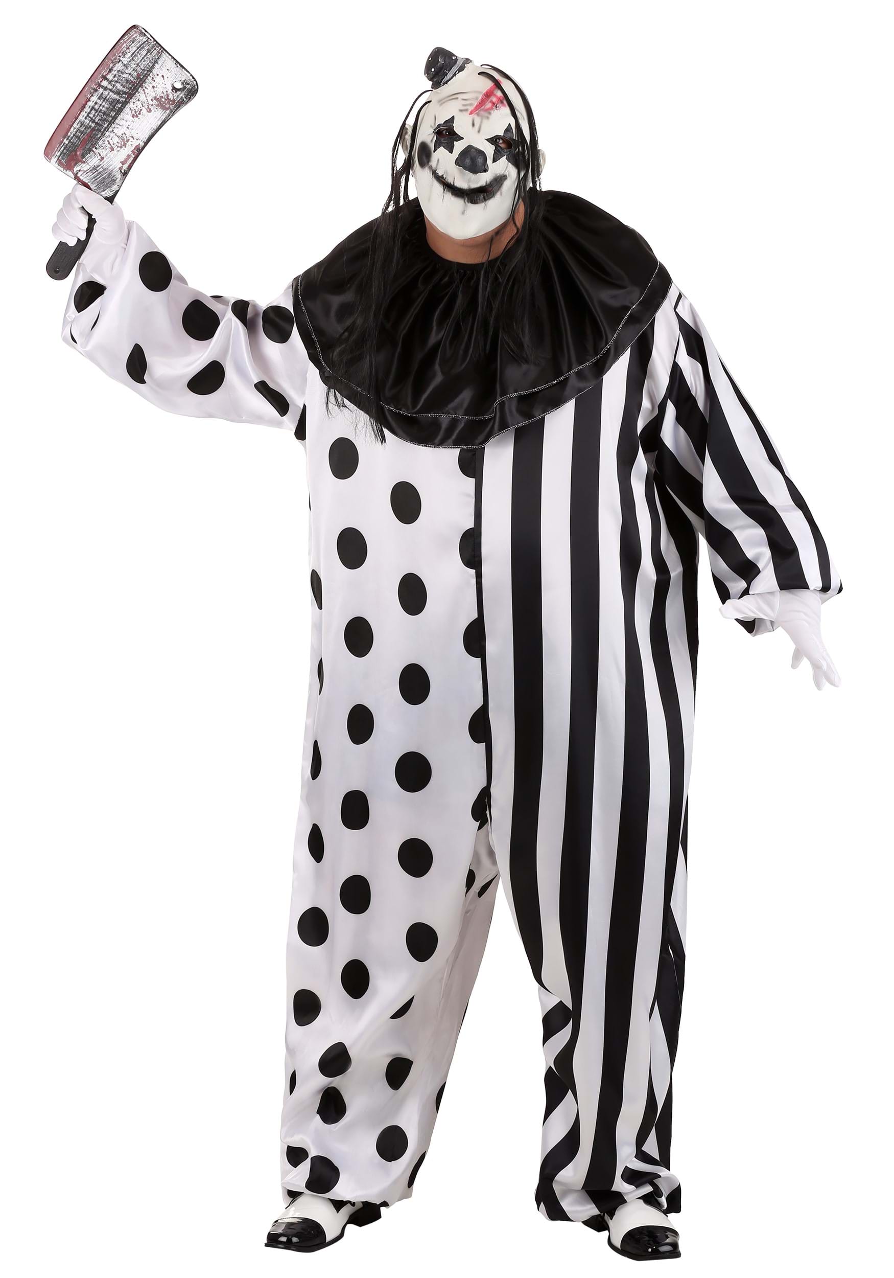 Men's Killer Clown Plus Size Costume