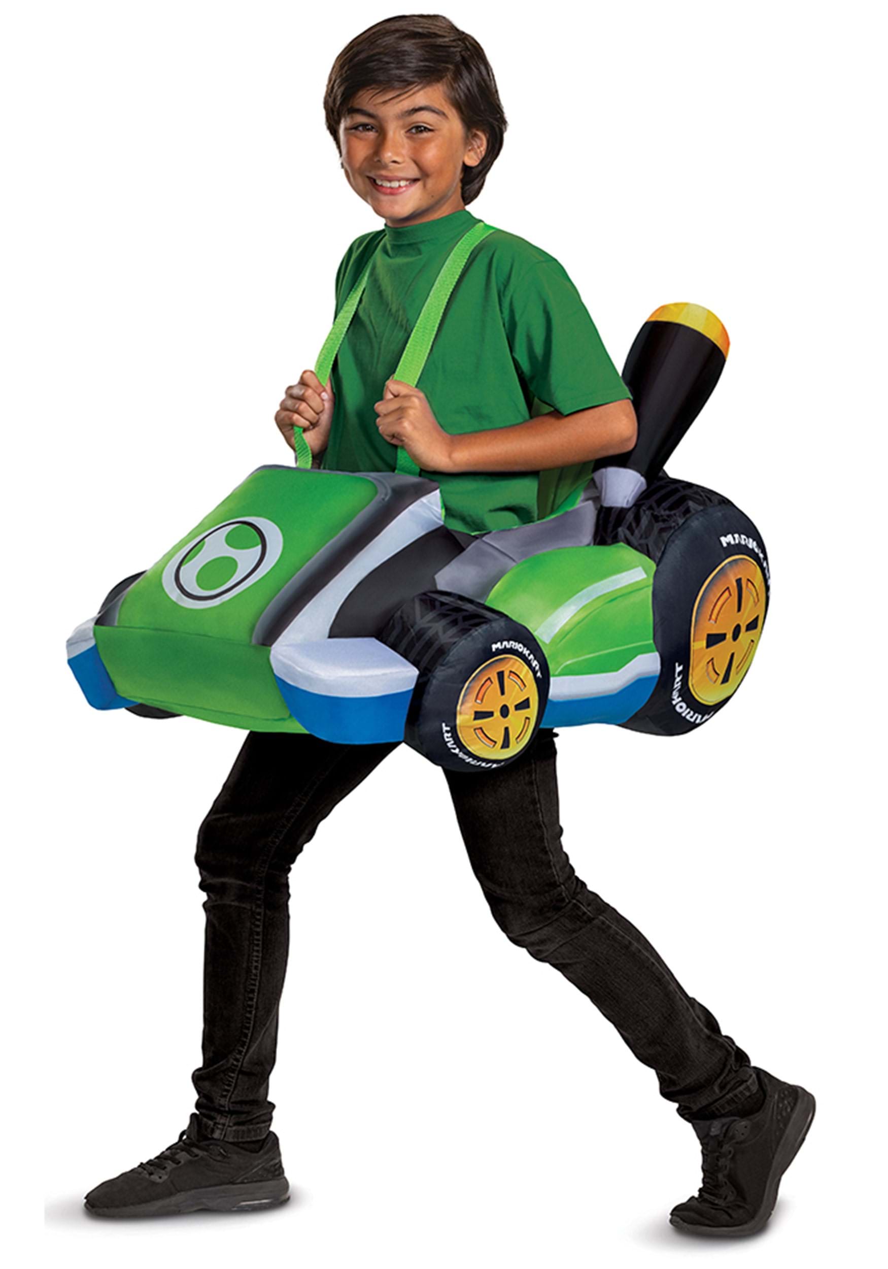 Inflatable Yoshi Kart Costume for Kids