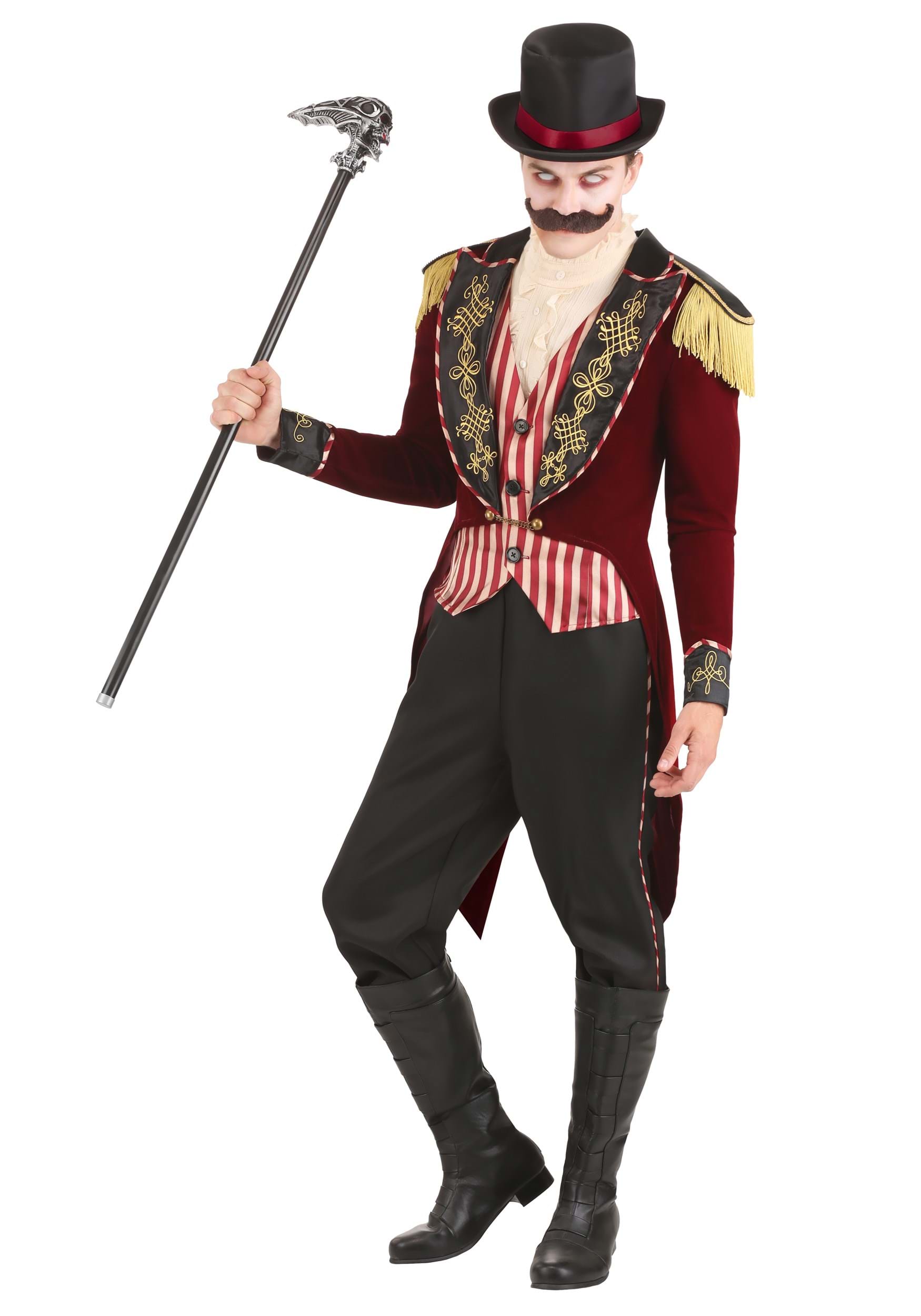 Scary Ringmaster Men's Costume 1 Scary Ringmaster Men's Costume
