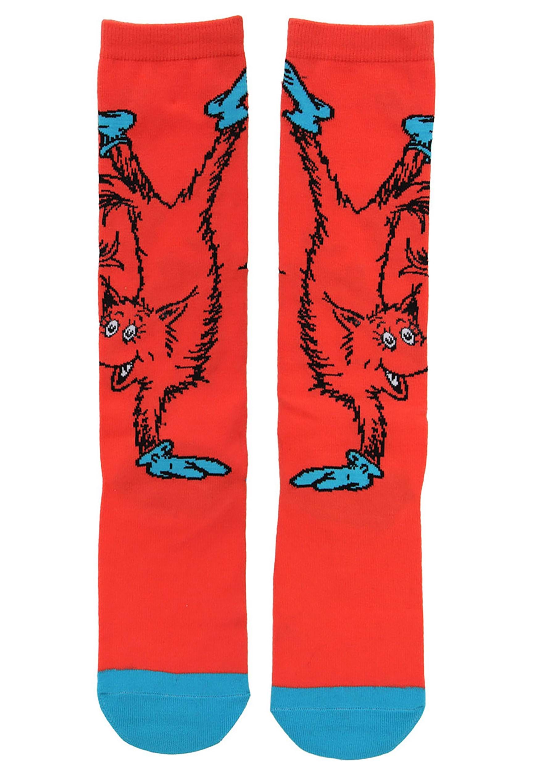Adult Fox in Socks Knee High Costume Socks