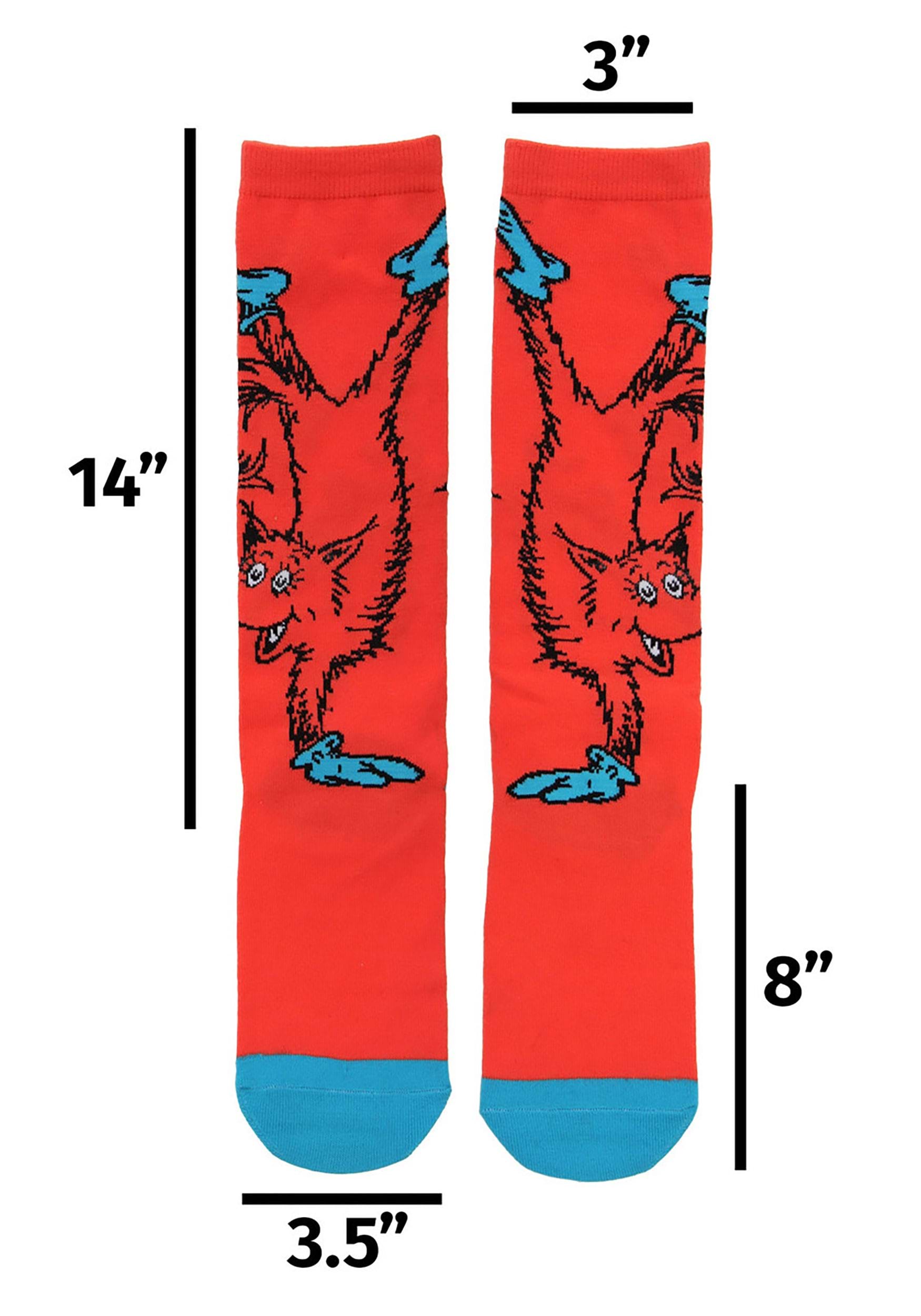Adult Fox in Socks Knee High Costume Socks