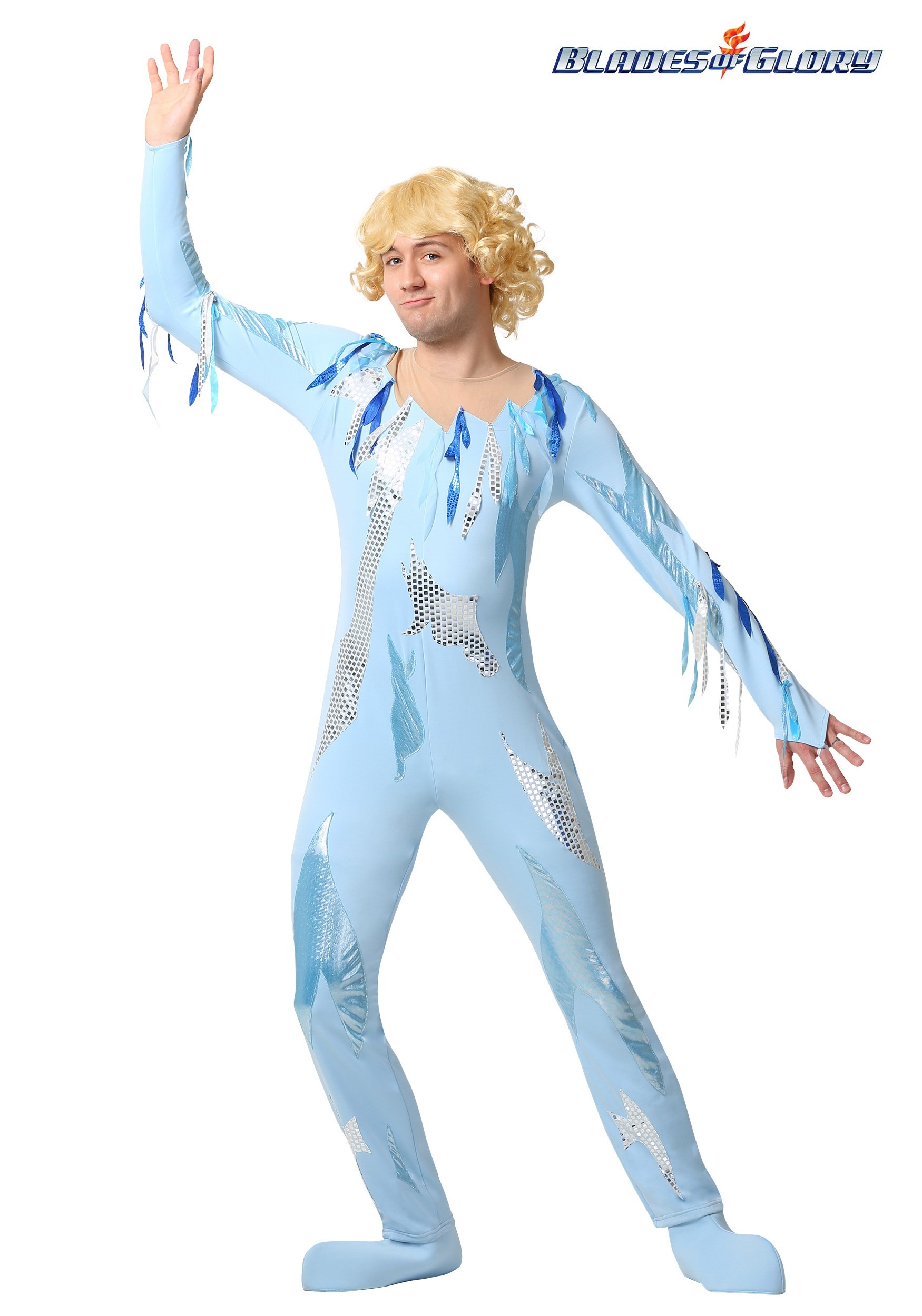 Plus Size Blades of Glory Ice Jumpsuit Costume for Men