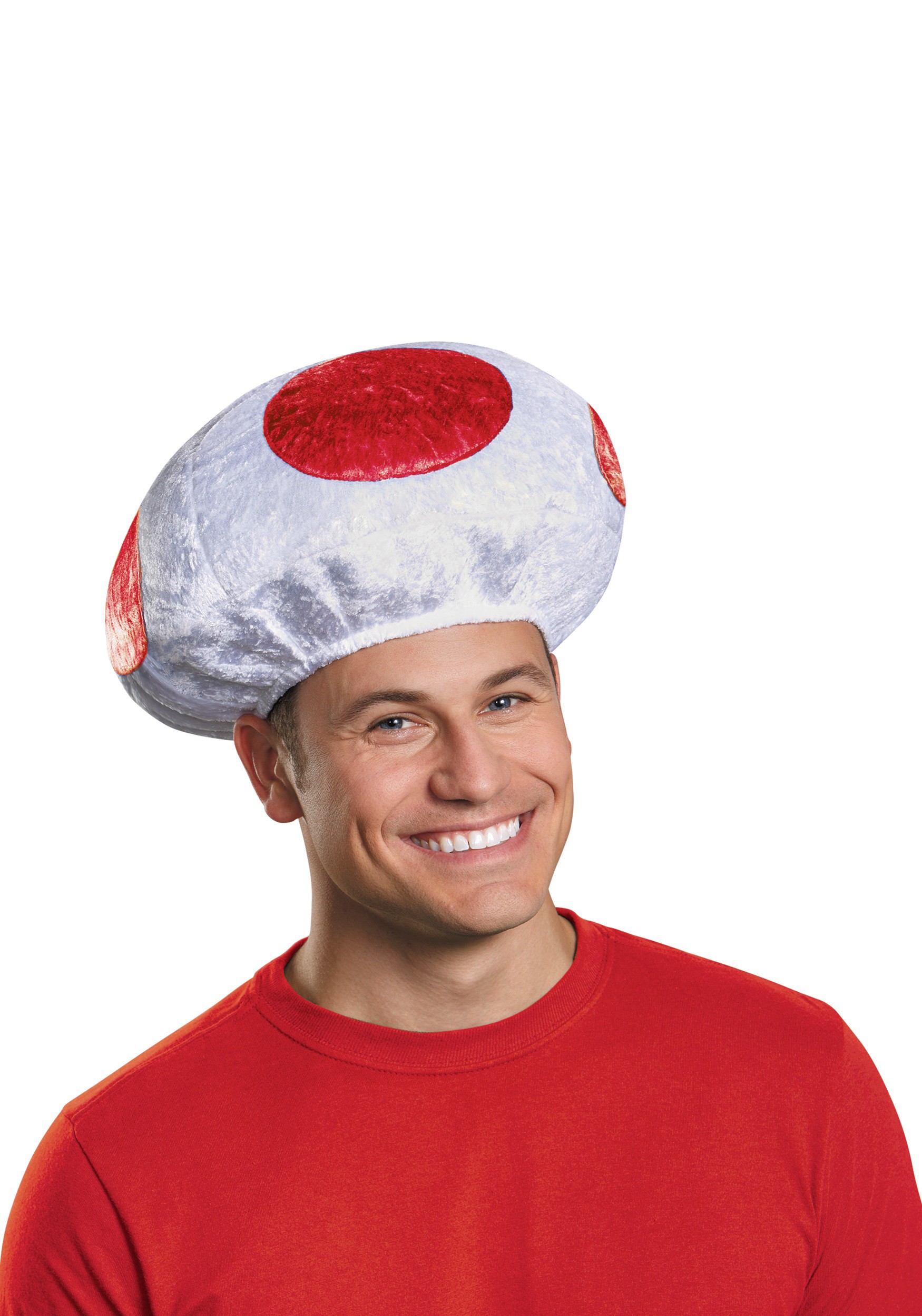 Red Mushroom Hat for Adults