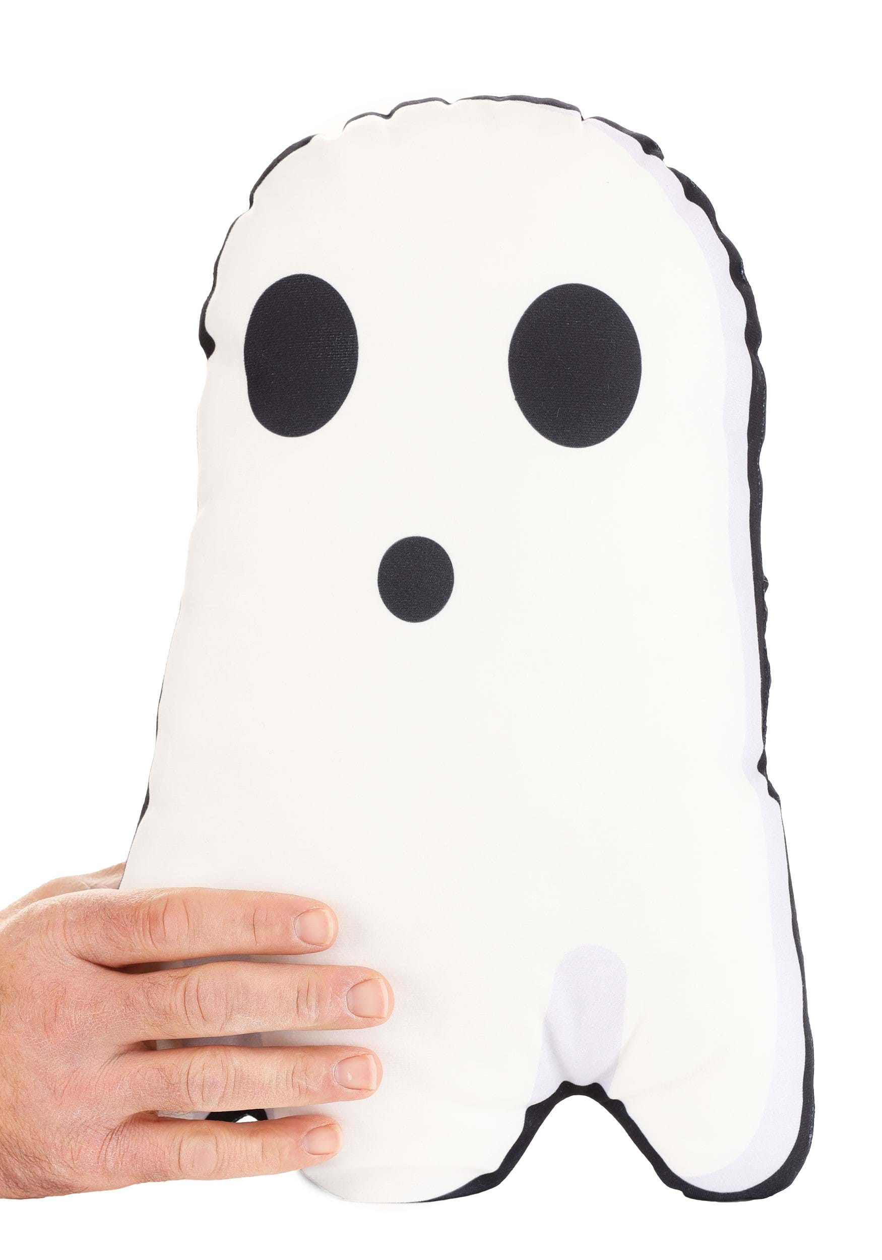 16-Inch My White Friendly Ghost Plush Pillow 3 16-Inch My White Friendly Ghost Plush Pillow