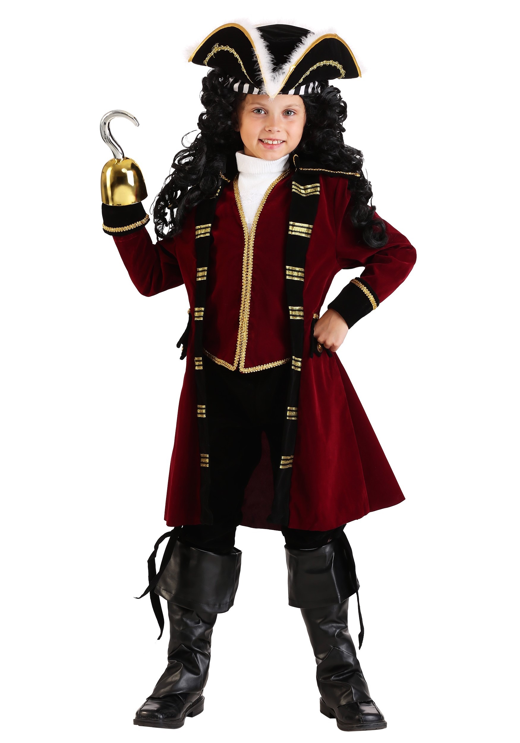 Kids Deluxe Captain Hook Costume