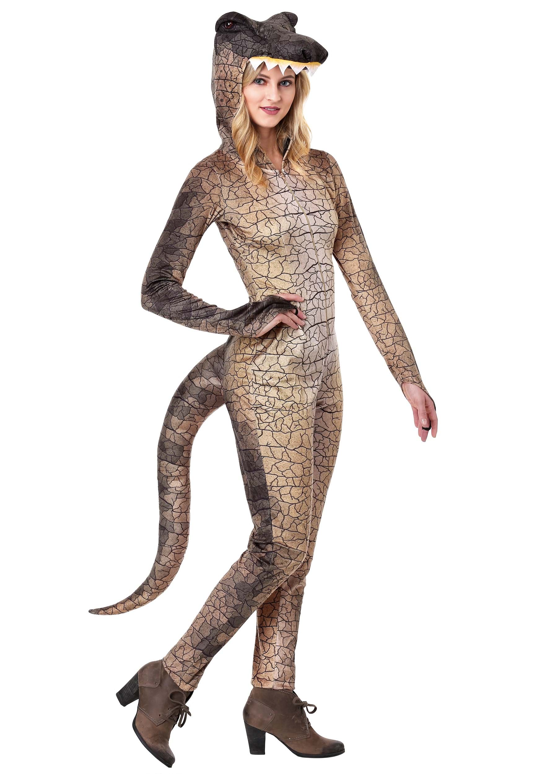 Adult Women's Deadly Dinosaur Costume