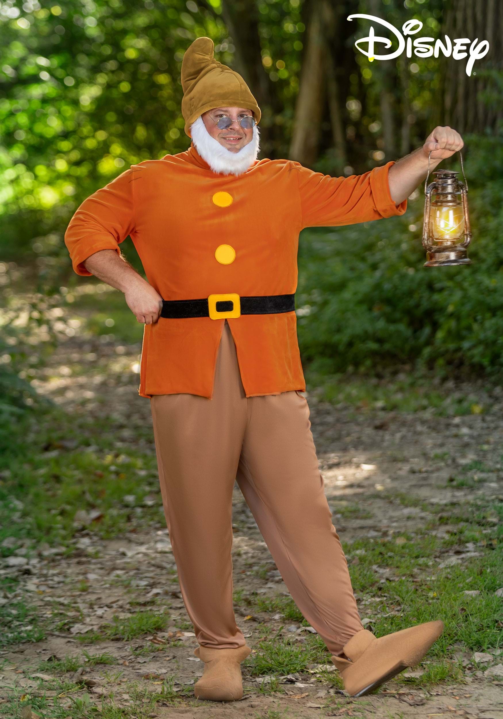 Men's Plus Size Snow White Doc Dwarf Costume 1 Men's Plus Size Snow White Doc Dwarf Costume