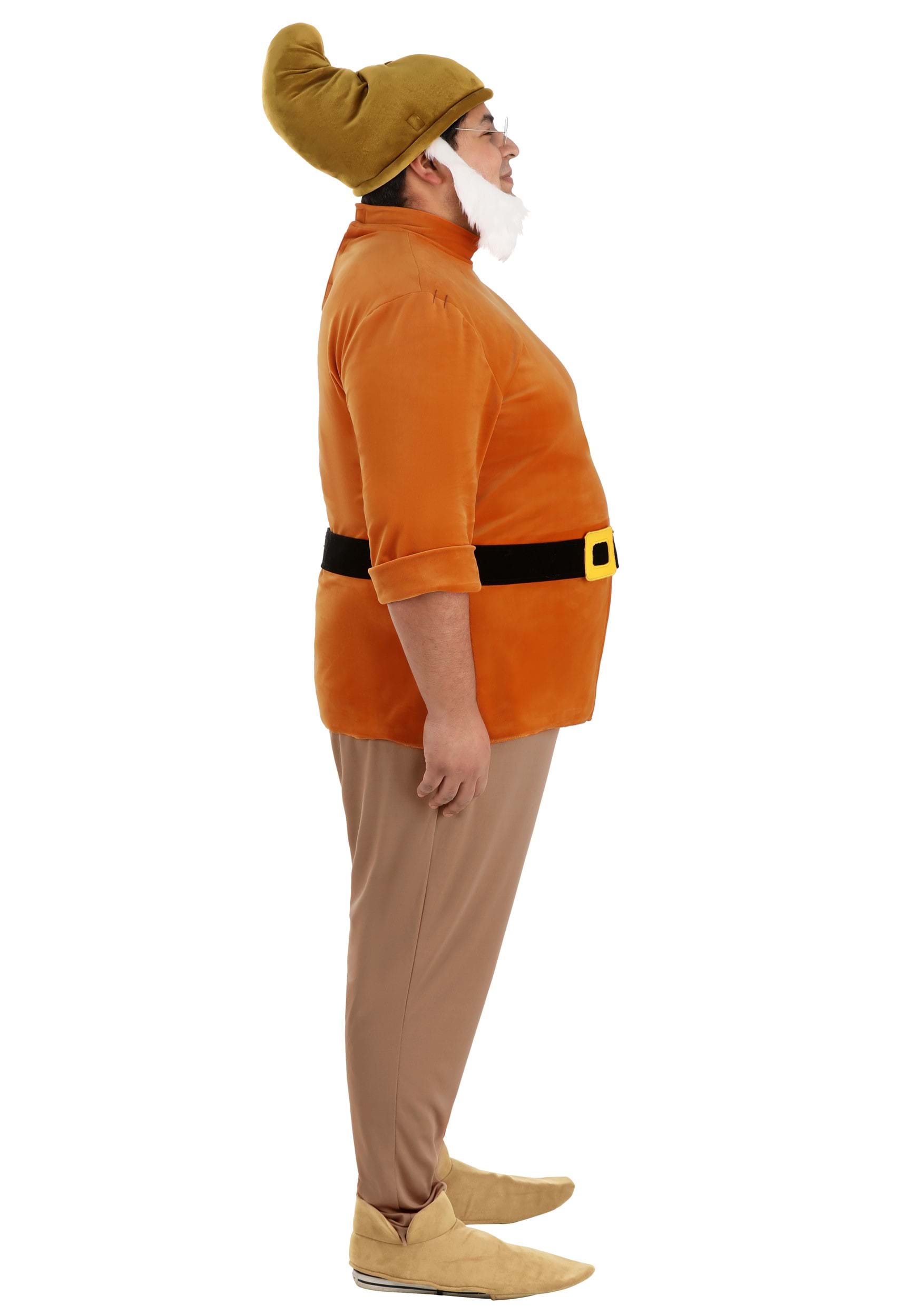 Men's Plus Size Snow White Doc Dwarf Costume 5 Men's Plus Size Snow White Doc Dwarf Costume