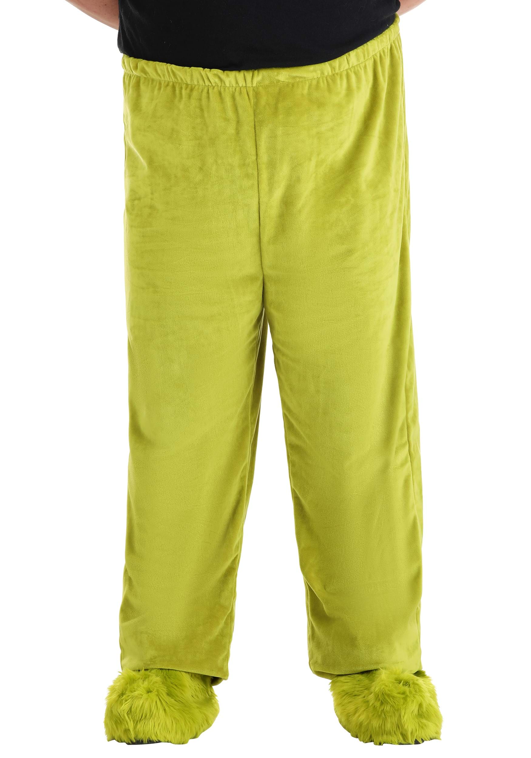 Dr. Seuss Grinch Adult Plus Size Velboa Pants