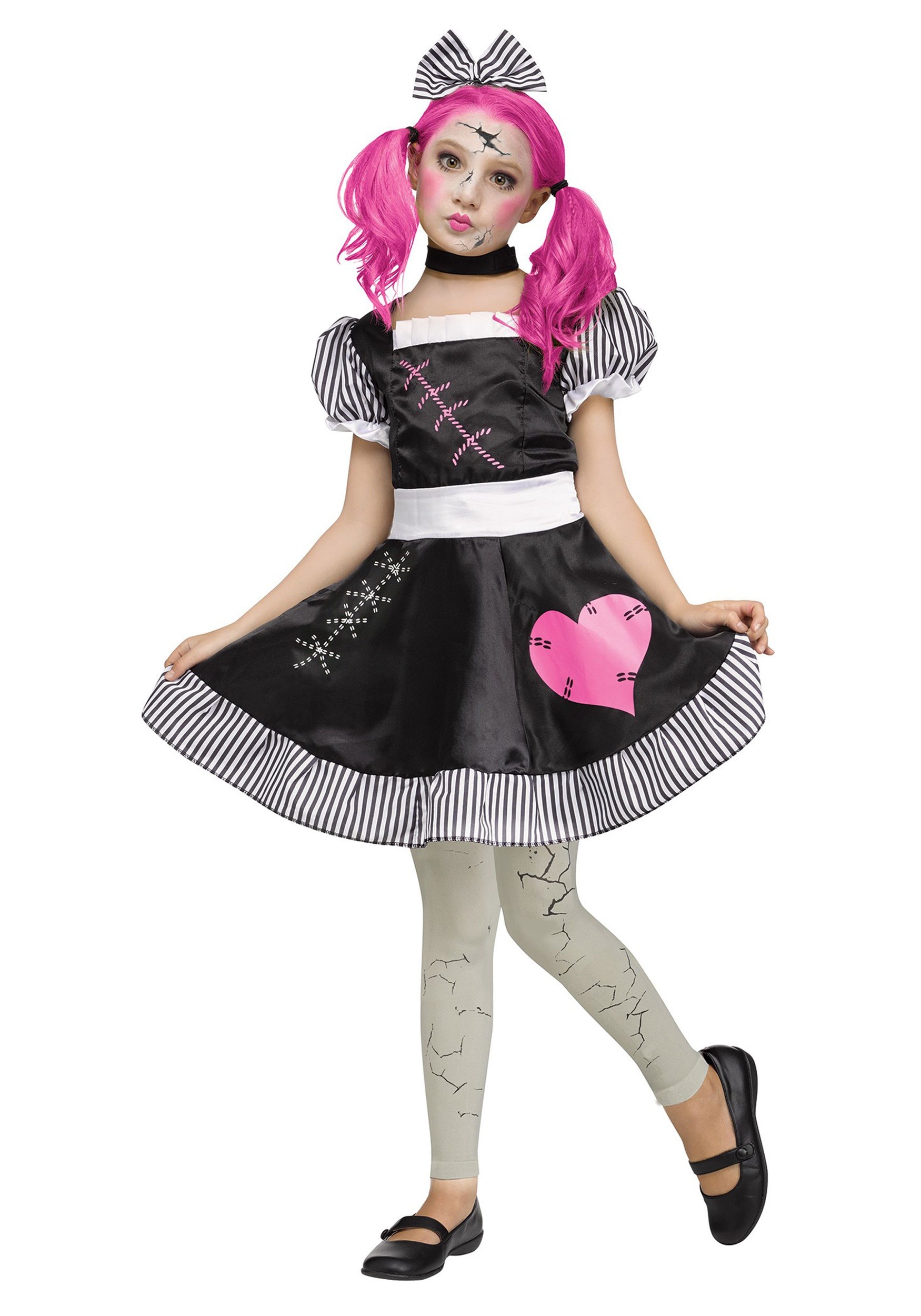 Broken Doll Costume for Girls 1 Broken Doll Costume for Girls
