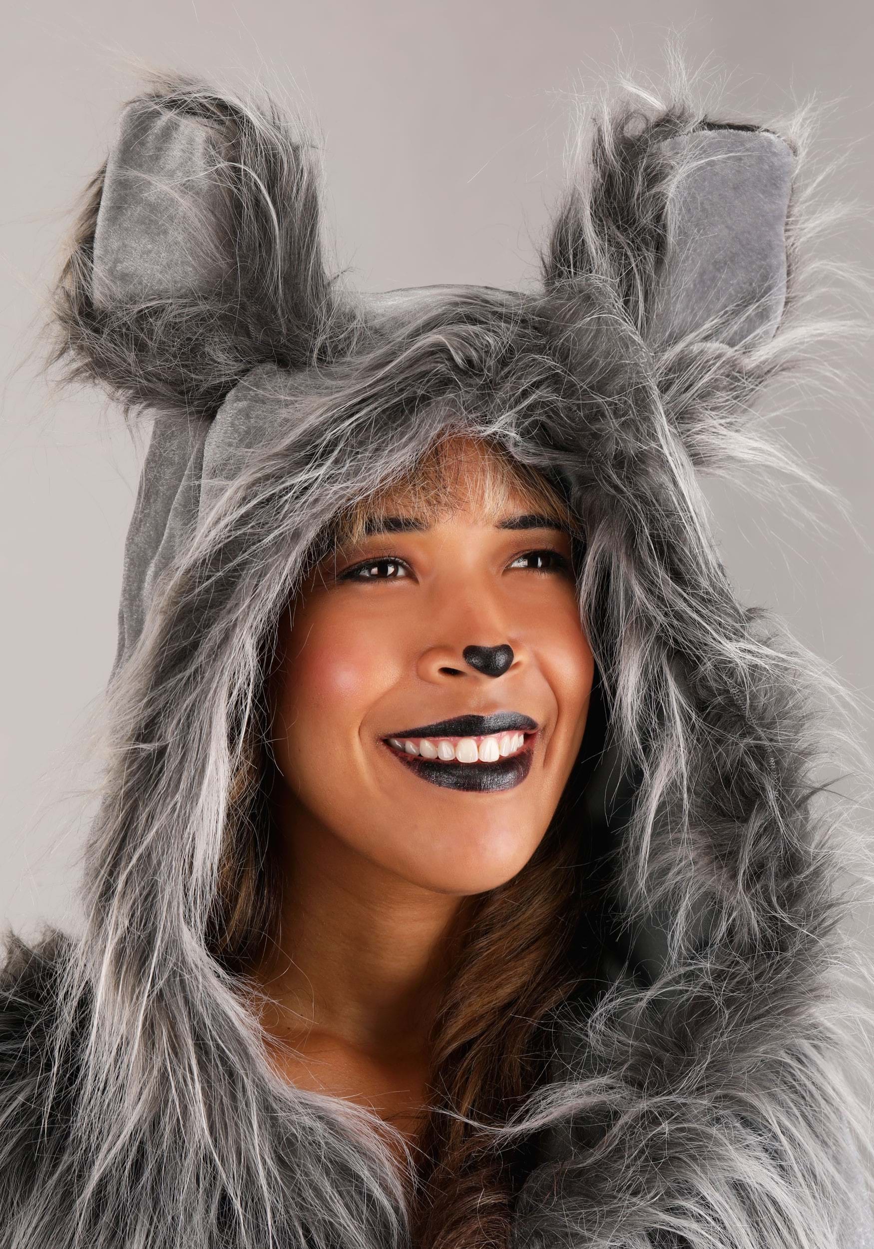 Grey Wolf Costume Dress for Women