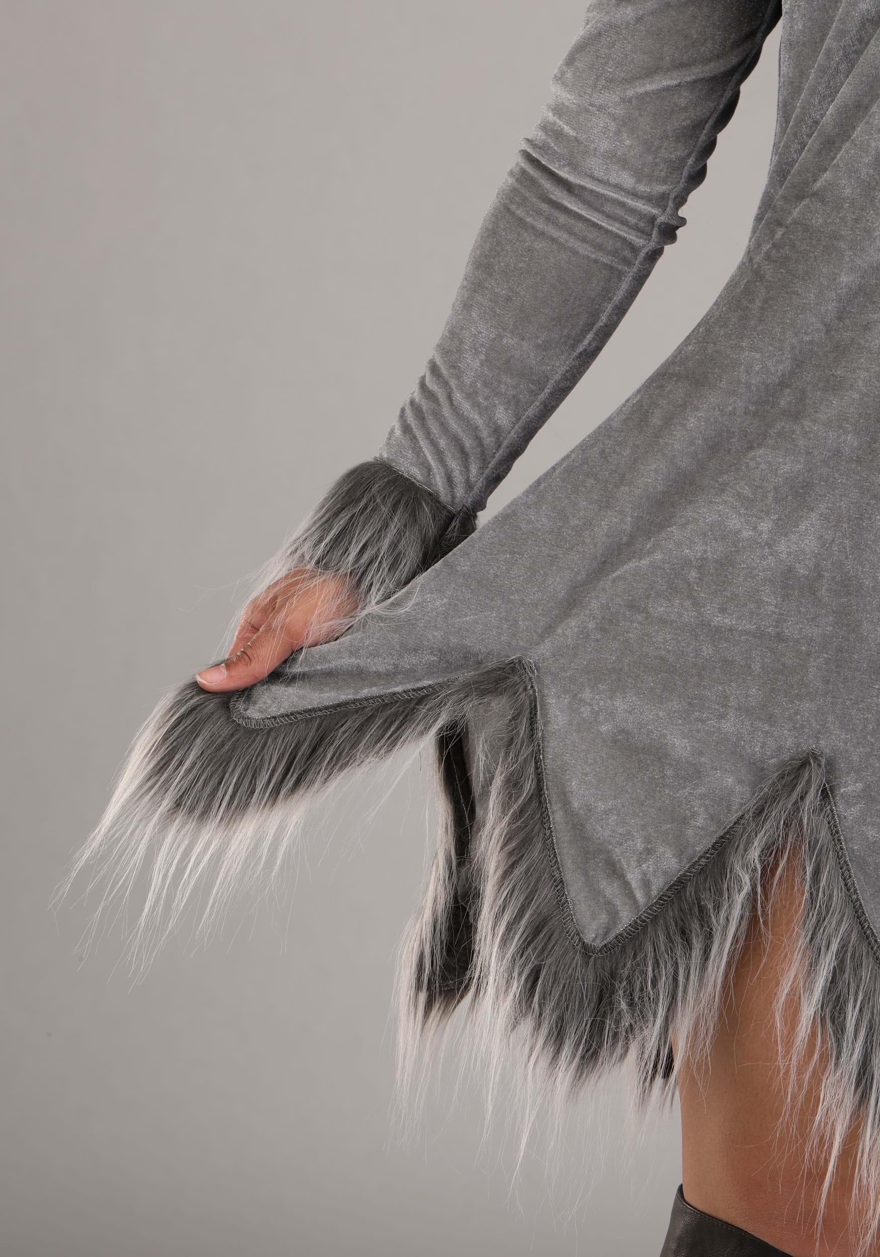 Grey Wolf Costume Dress for Women