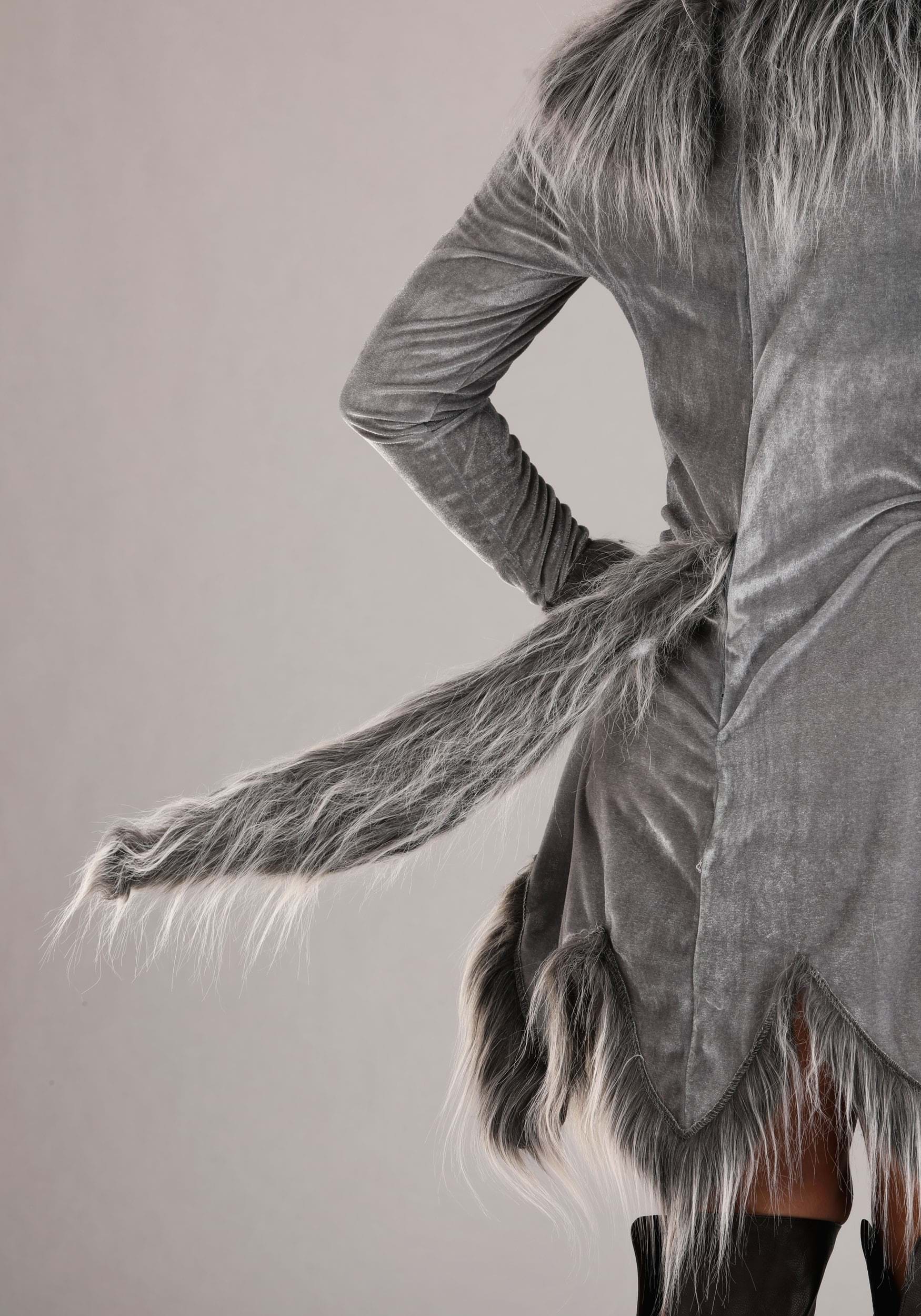 Grey Wolf Costume Dress for Women