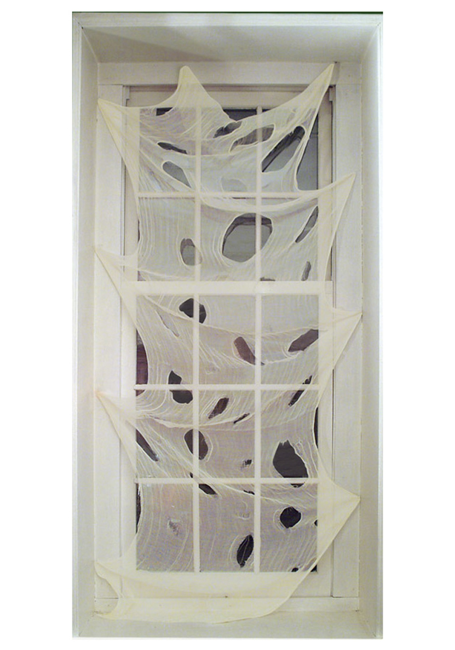 Webbed Window Cloth Halloween Decoration
