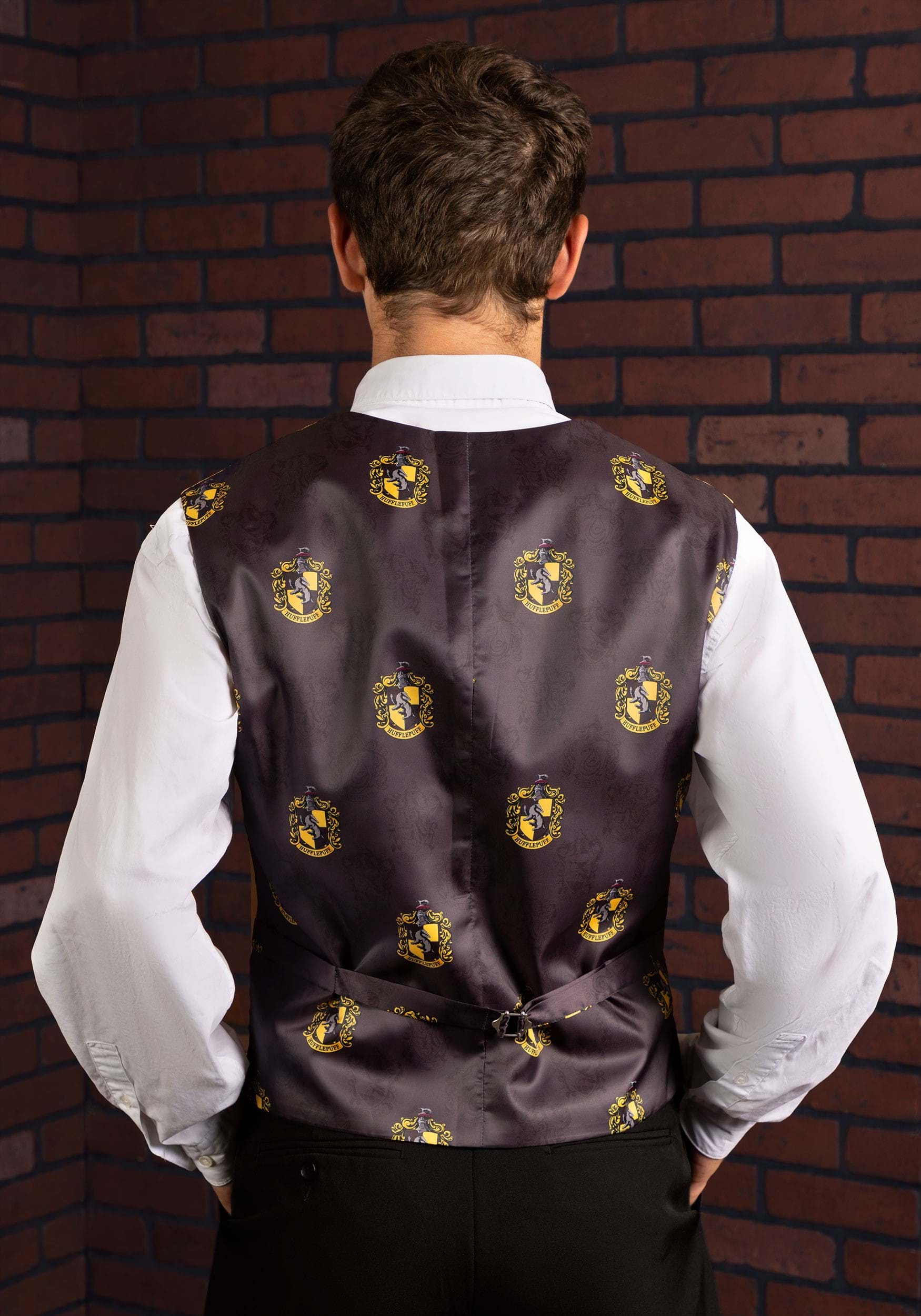 Harry Potter Hufflepuff Deluxe Men's Vest
