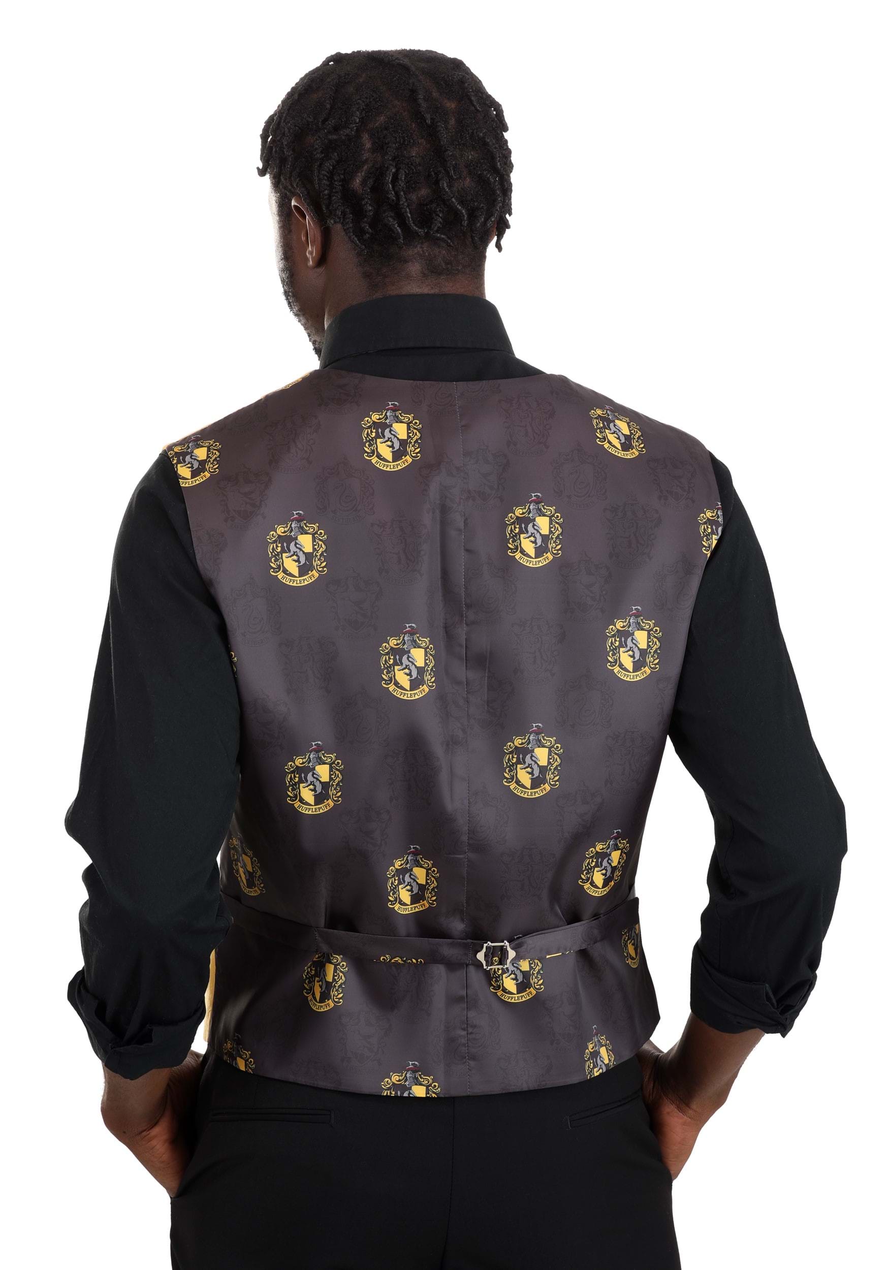 Harry Potter Hufflepuff Deluxe Men's Vest