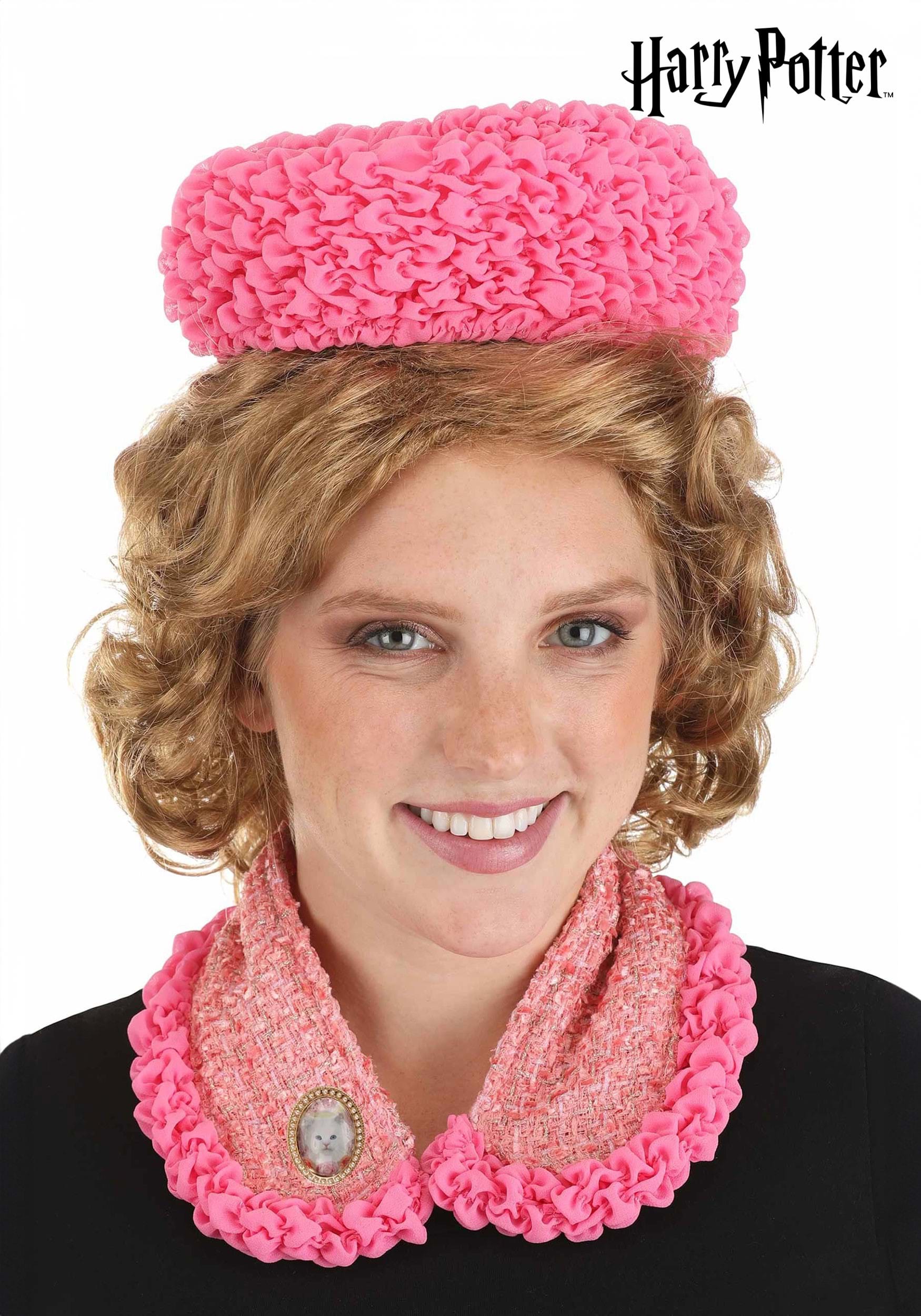 Women's Dolores Umbridge Costume Hat & Cat Pin Kit 1 Women's Dolores Umbridge Costume Hat & Cat Pin Kit