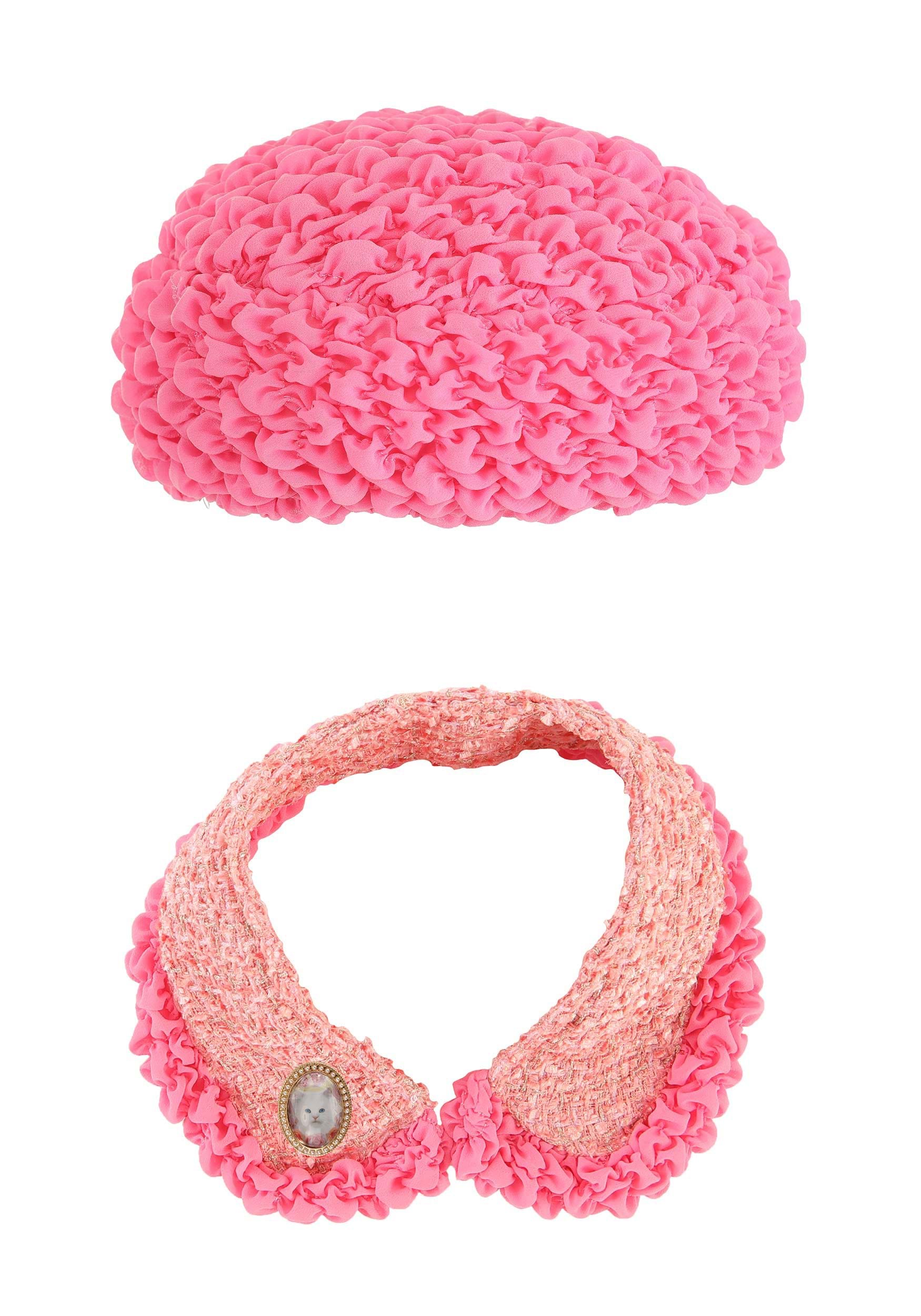 Women's Dolores Umbridge Costume Hat & Cat Pin Kit 2 Women's Dolores Umbridge Costume Hat & Cat Pin Kit
