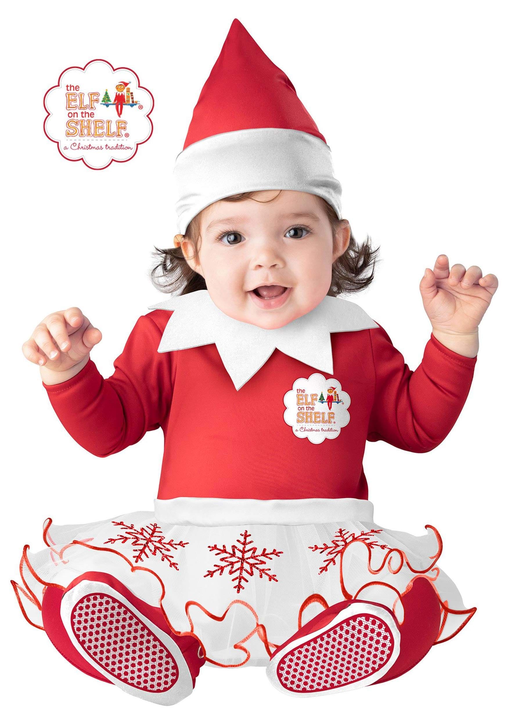 Girl's Infant Elf on the Shelf Costume