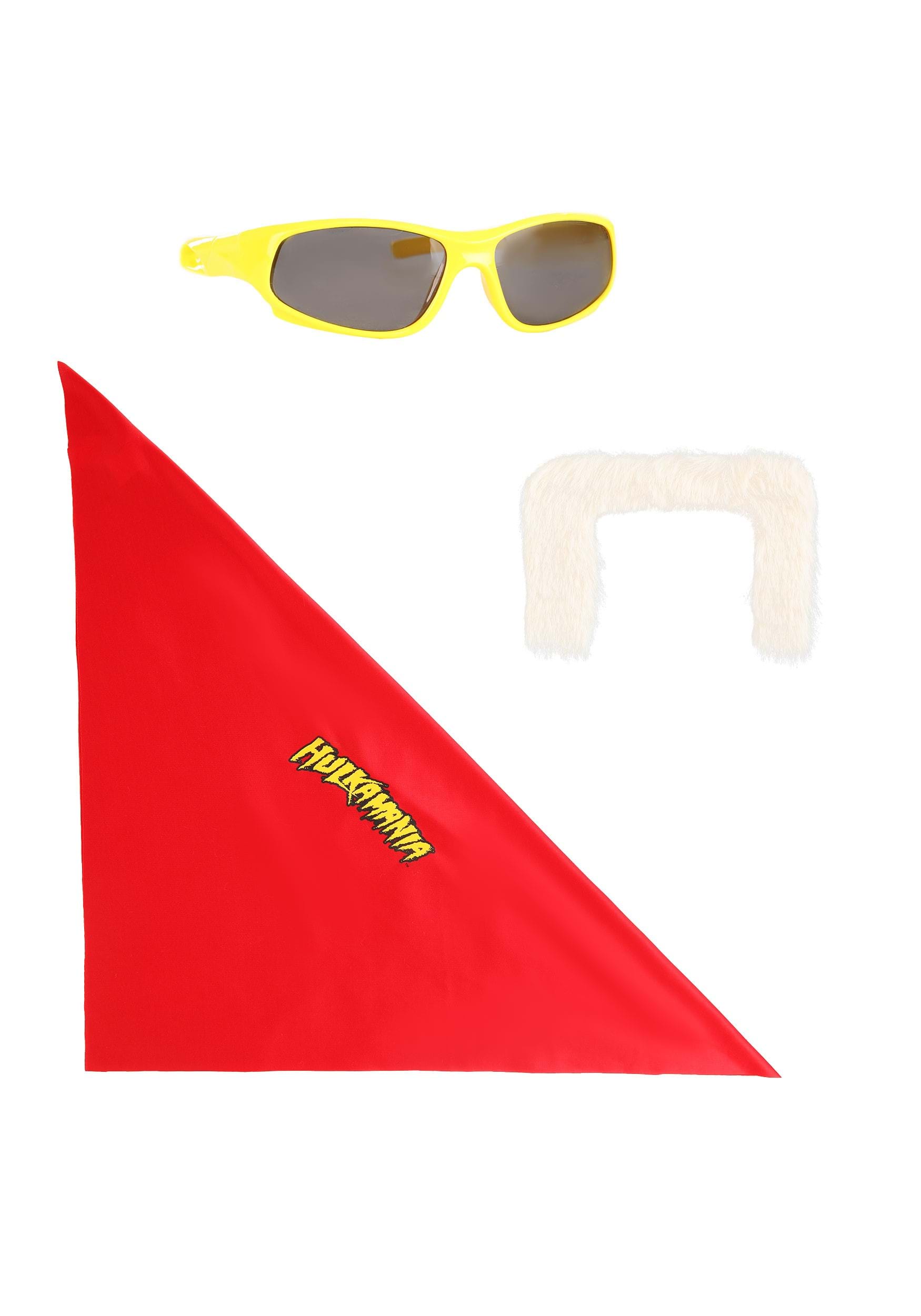 Adult WWE Hulk Hogan Costume Kit