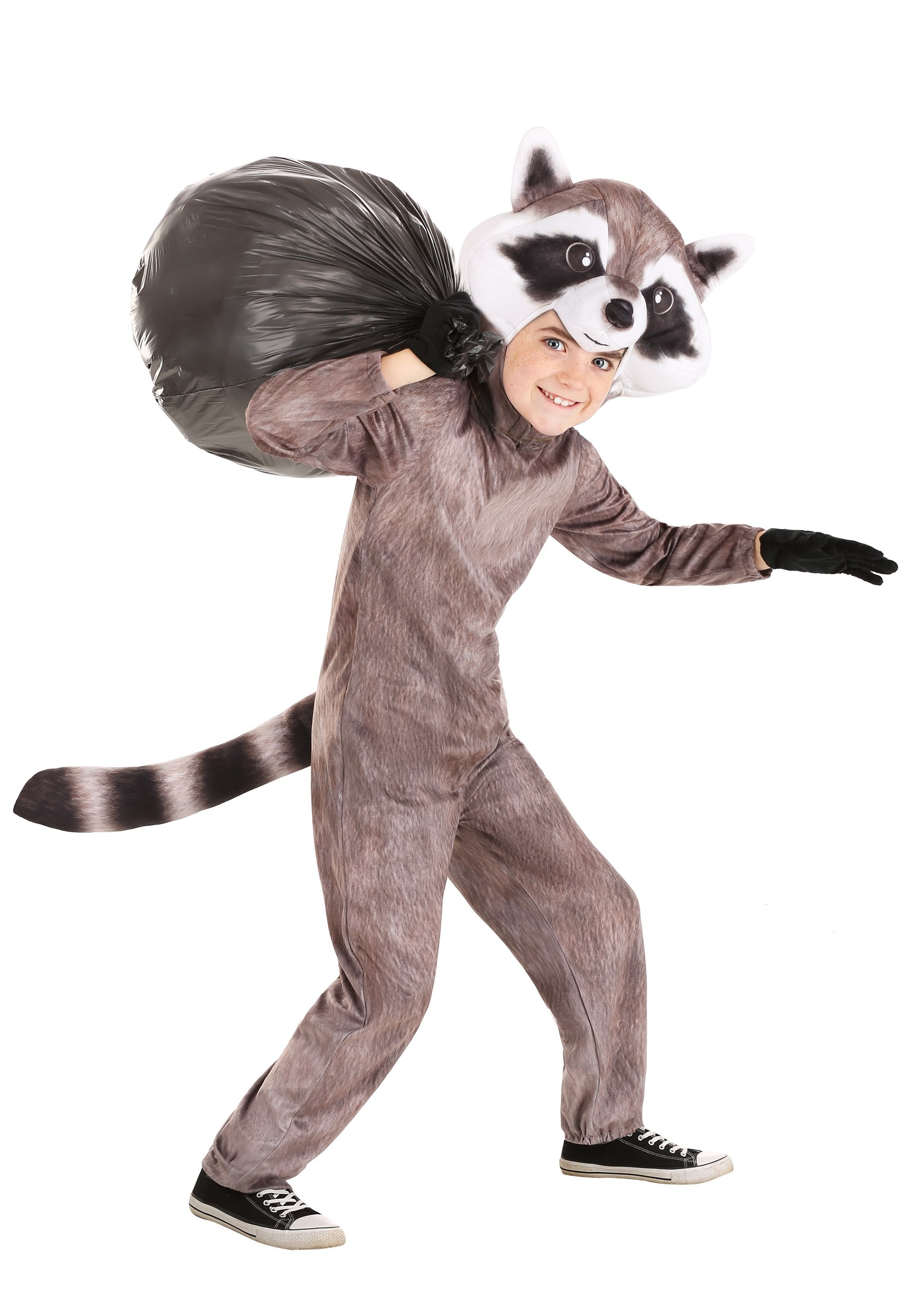 Realistic Raccoon Kid's Costume