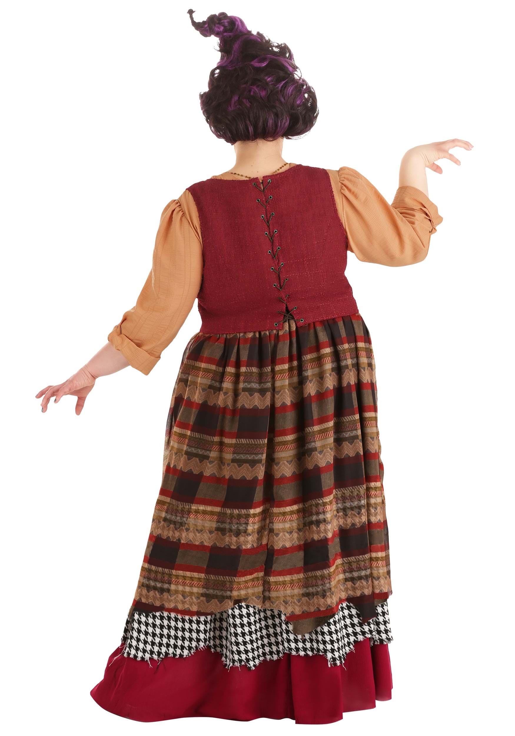 Mary Sanderson Costume for Plus Size Women from Disney鈥檚 Hocus Pocus