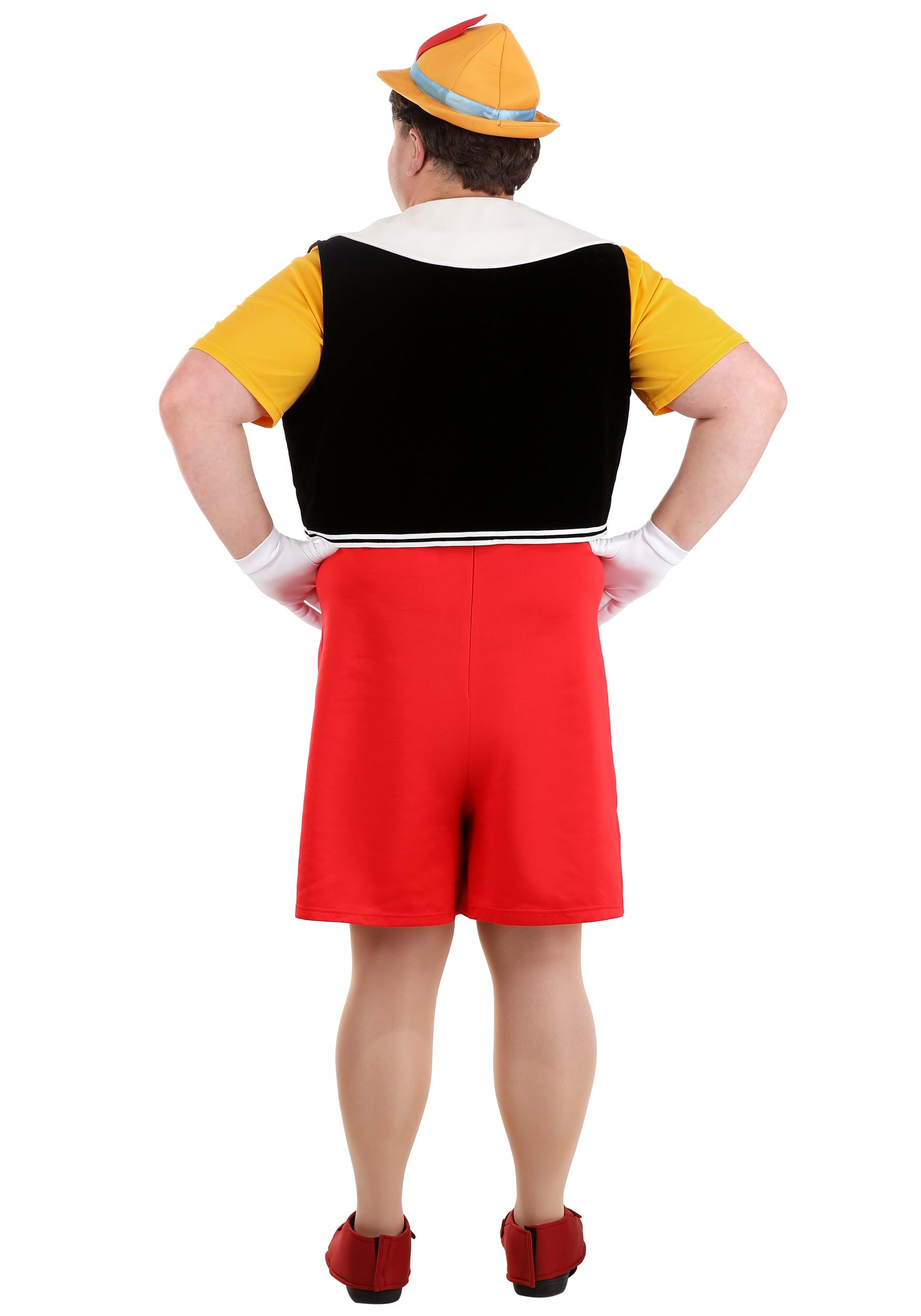 Deluxe Pinocchio Plus Size Costume 2 Deluxe Pinocchio Plus Size Costume