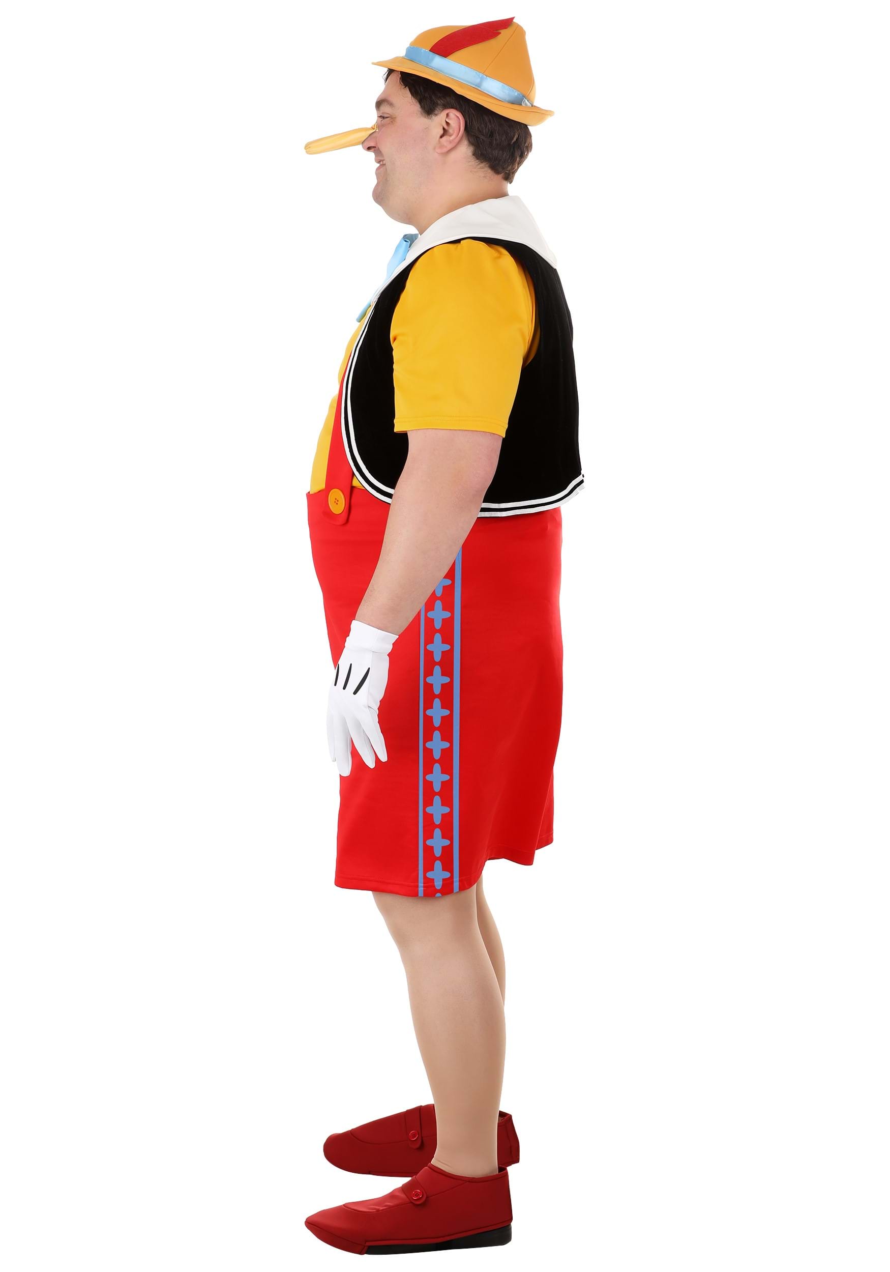 Deluxe Pinocchio Plus Size Costume 3 Deluxe Pinocchio Plus Size Costume