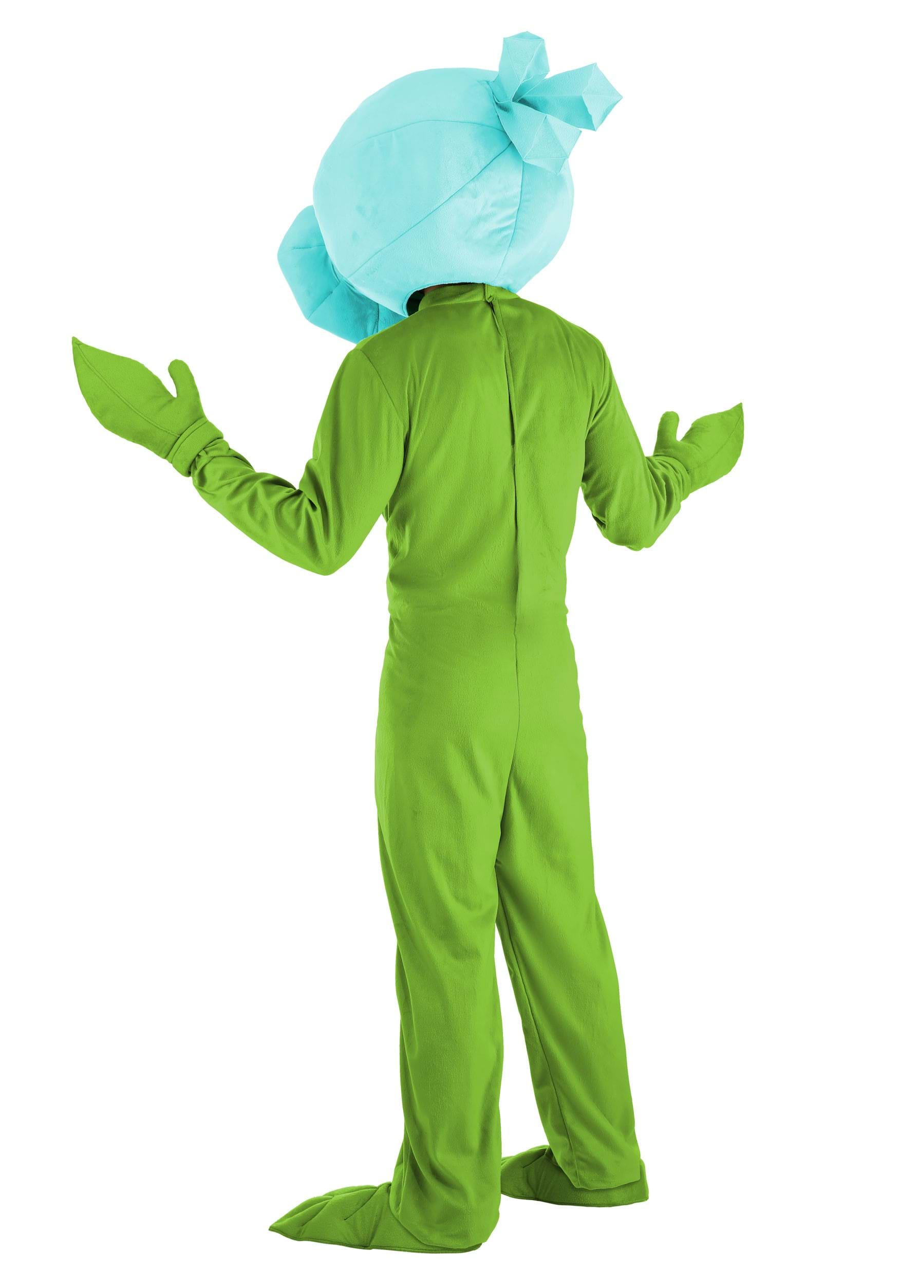 Plants Vs Zombies Snow Pea Adult Costume Jumpsuit
